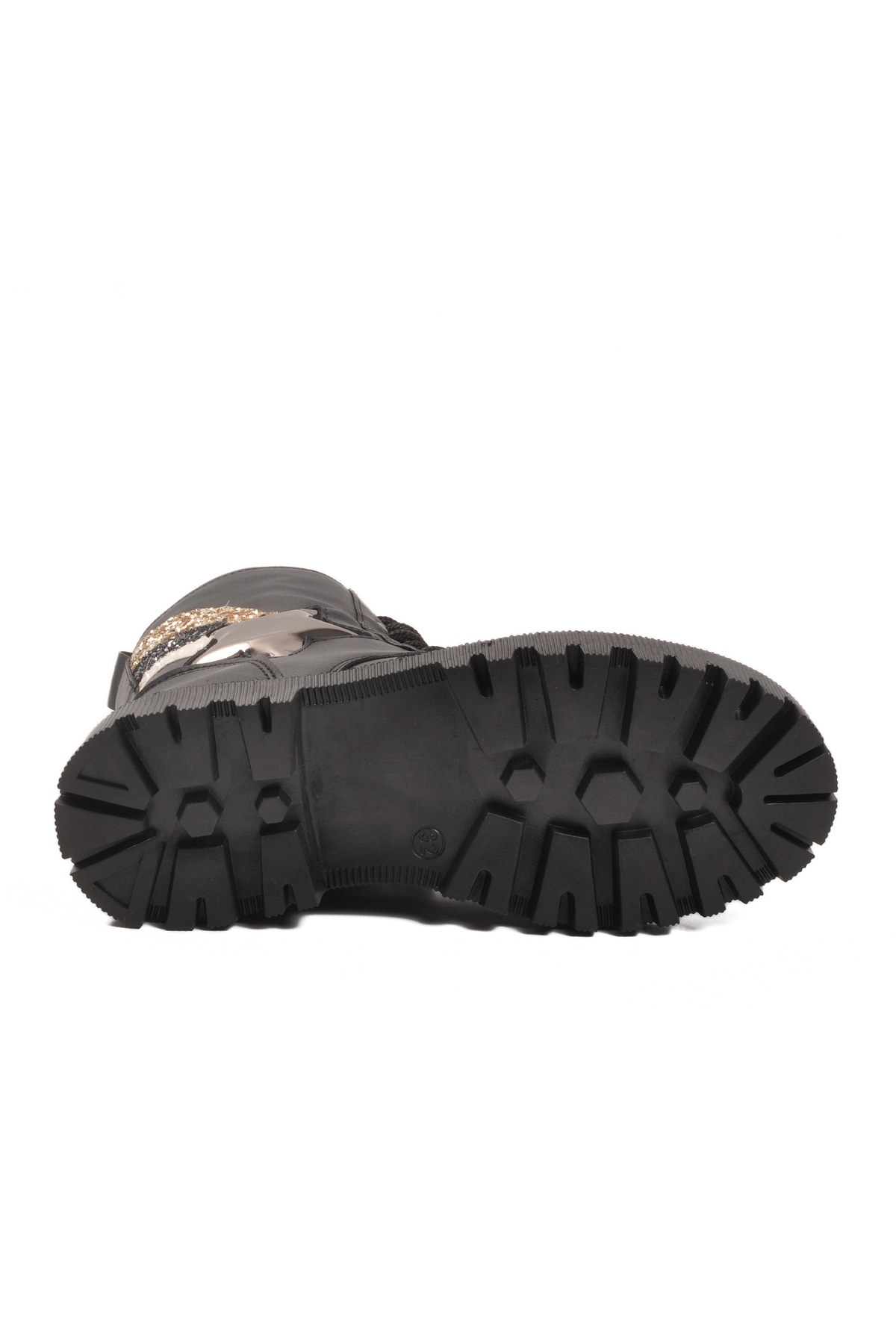 Siyah İçi Kürklü Fermuarlı Bağcıklı Kız Çocuk Bot 2002 F - Görsel 6