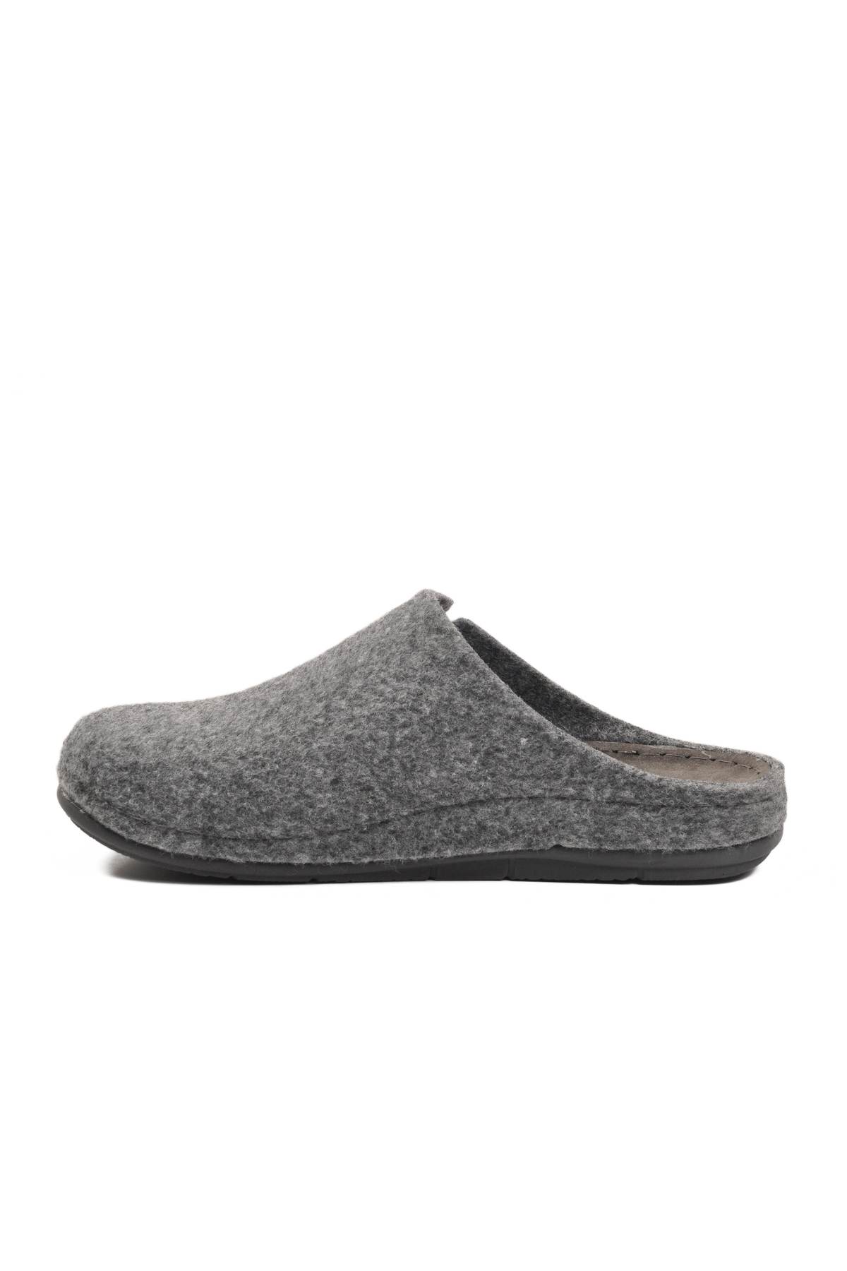 Gri Anatomik Keçe Erkek Ev Terlik K-63.007 M - Görsel 3