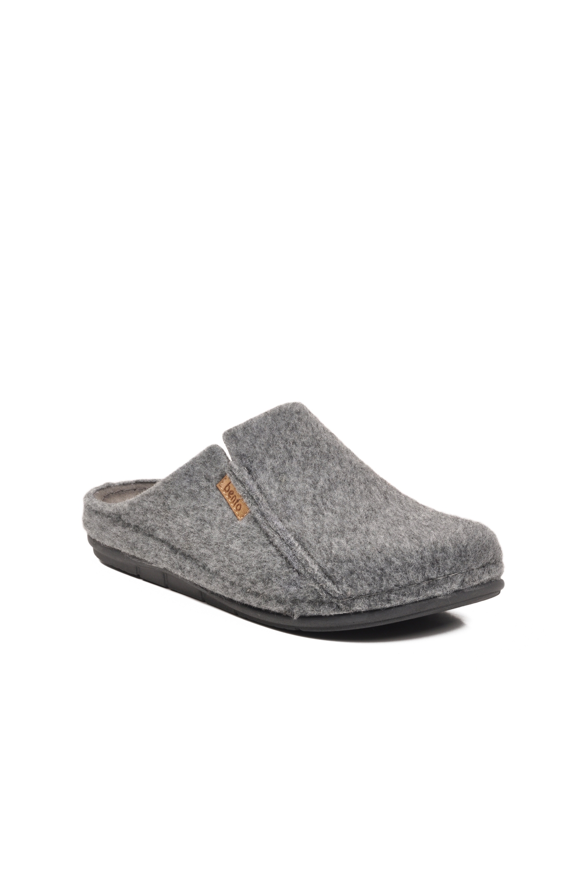 Gri Anatomik Keçe Erkek Ev Terlik K-63.007 M - Görsel 4