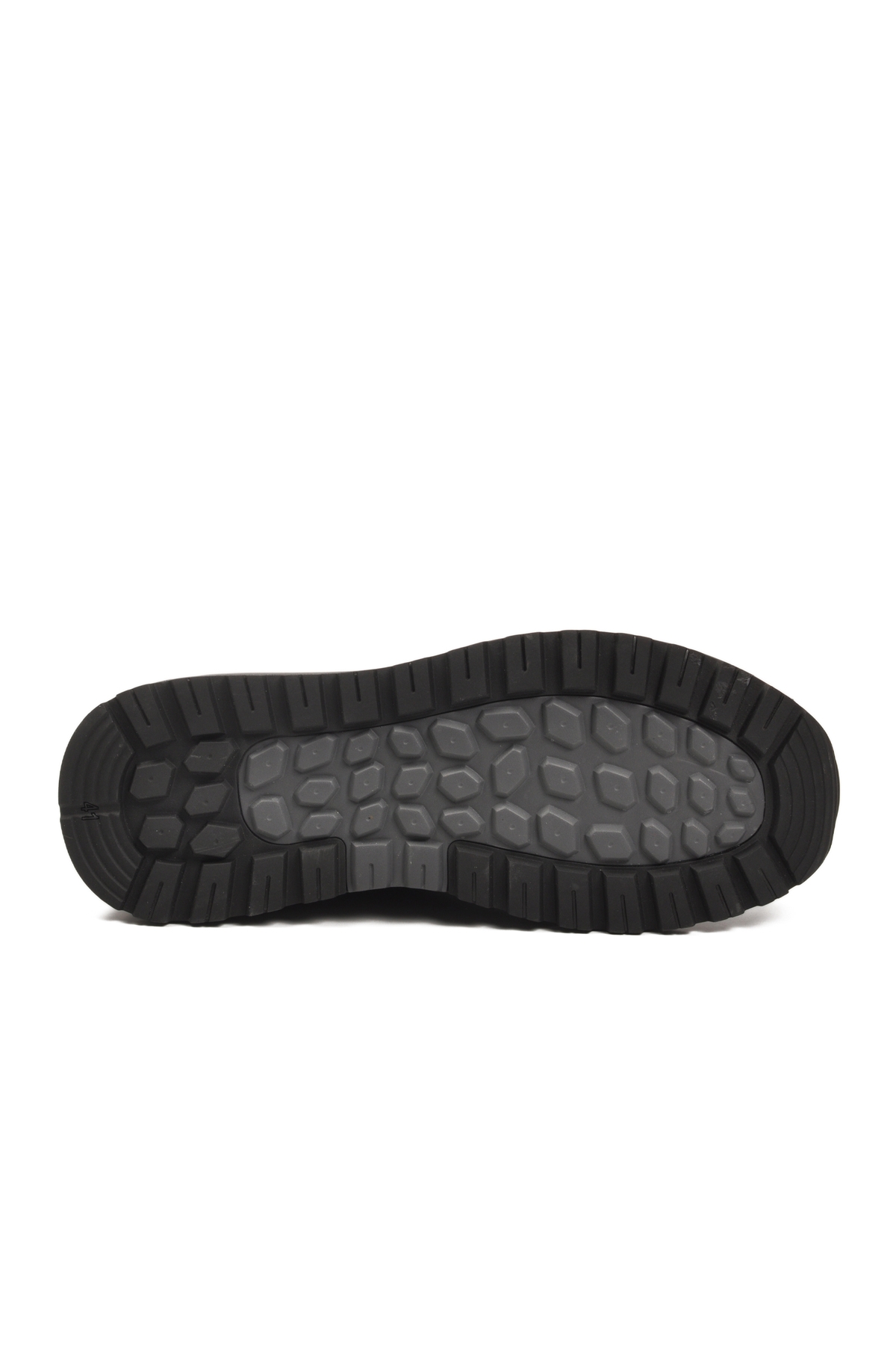 Siyah Hakiki Deri Bağcıklı Erkek Sneaker M112 M - Görsel 6