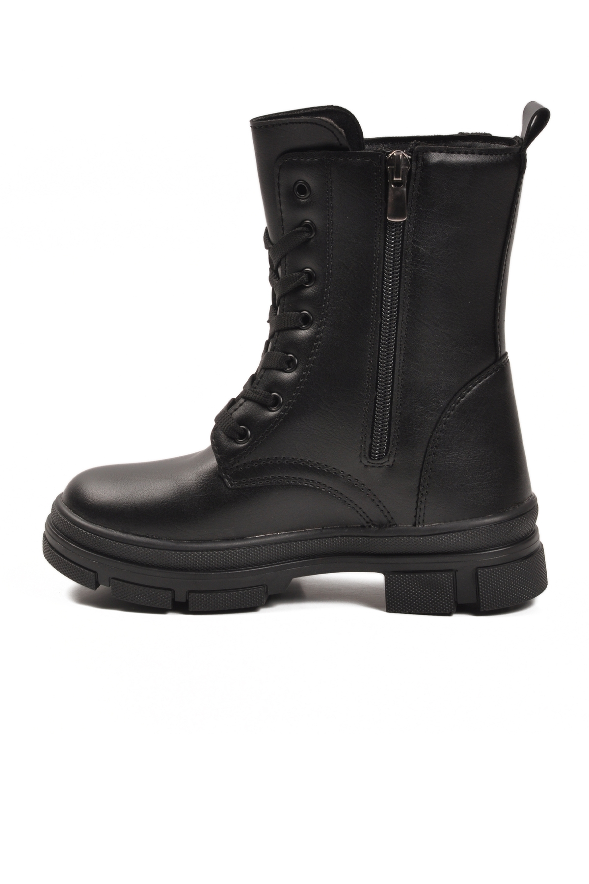 Siyah Cilt İçi Polarlı Kaymaz Taban Kız Çocuk Bot G-1001 F Frmr - Görsel 5