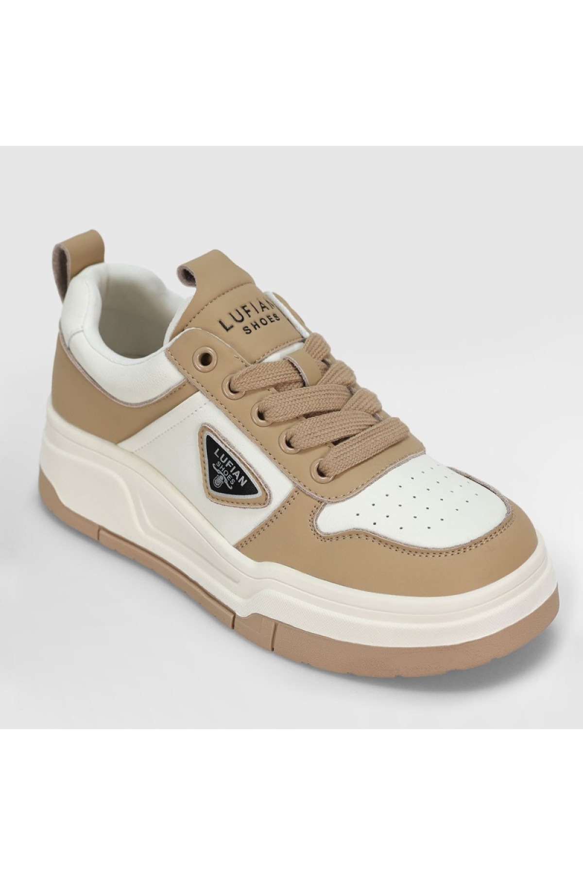 Lufıan Jennıfer Bej Deri Kadın Spor Ayakkabı 122230050 - Görsel 3