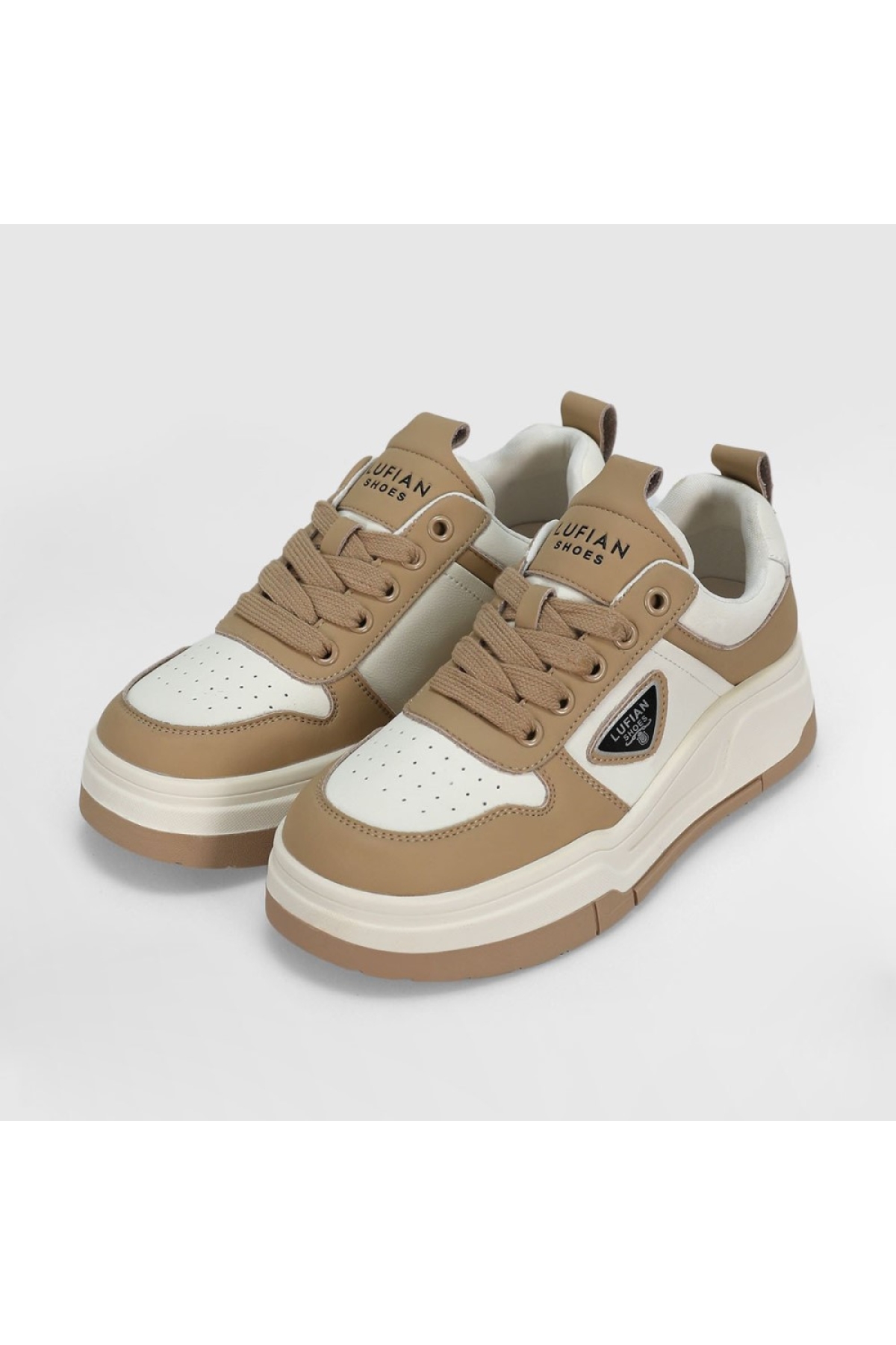 Lufıan Jennıfer Bej Deri Kadın Spor Ayakkabı 122230050 - Görsel 5