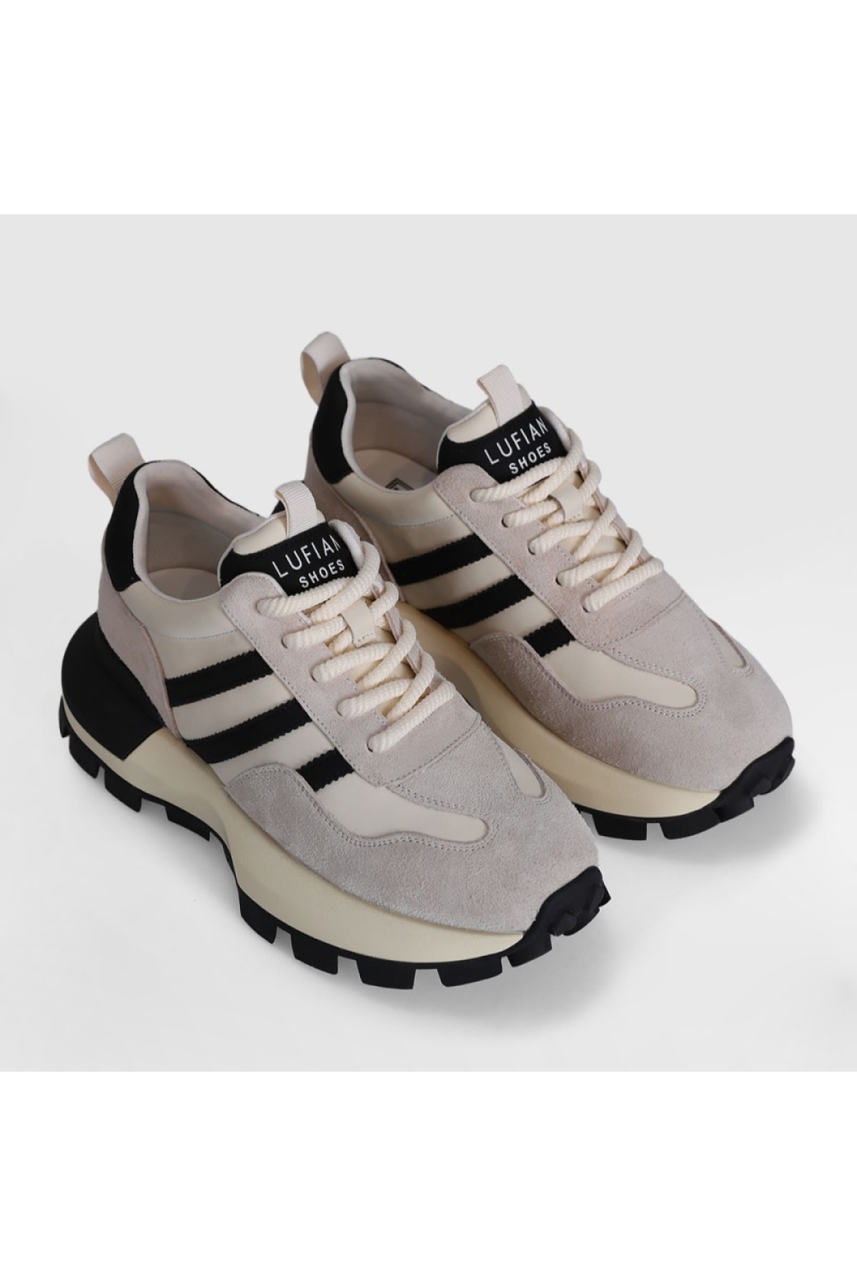 Lufıan Tatum Unisex Beyaz Deri Spor Ayakkabı 122230053 - Görsel 4