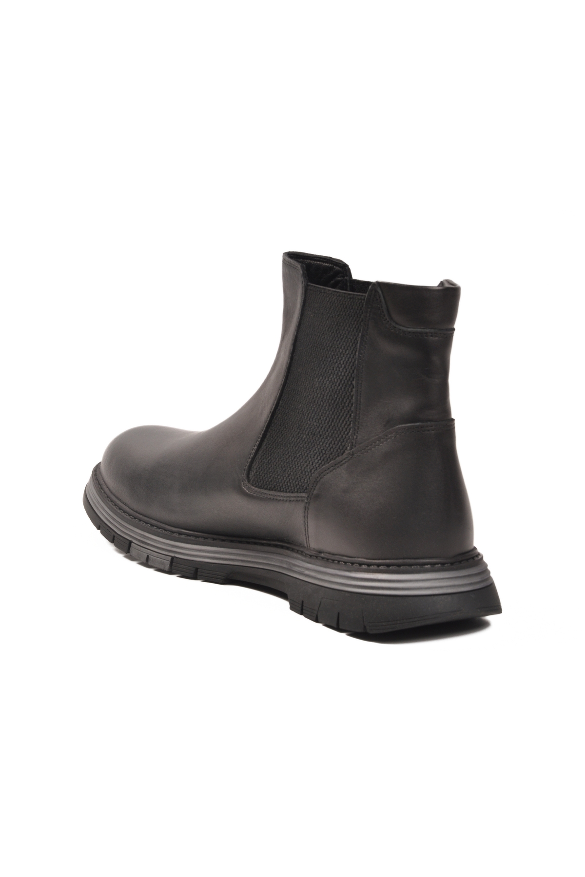 Siyah Hakiki Deri Erkek Chelsea Bot 2K1234-767 M - Görsel 5