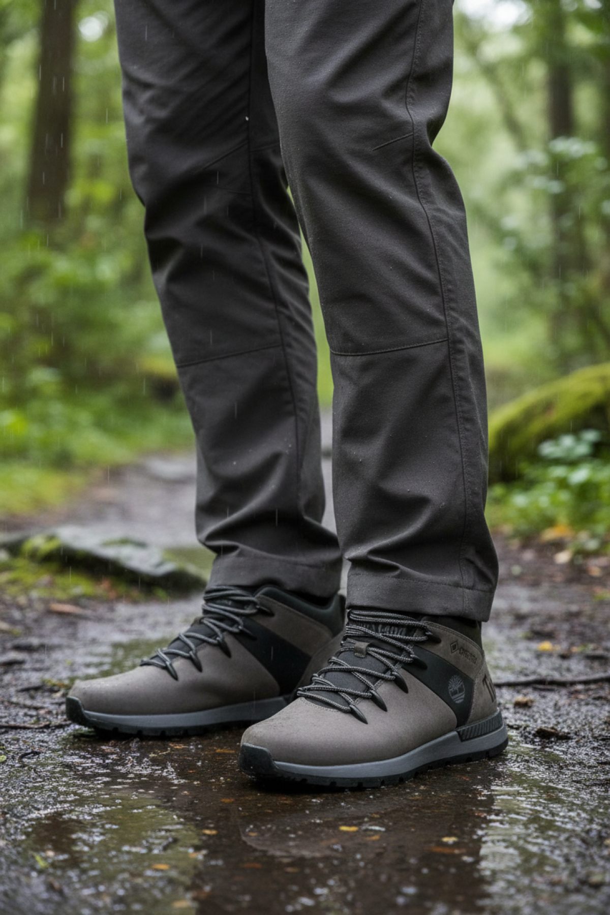MID LACE UP WATERPROOF SN Gri Erkek Outdoor - Görsel 3
