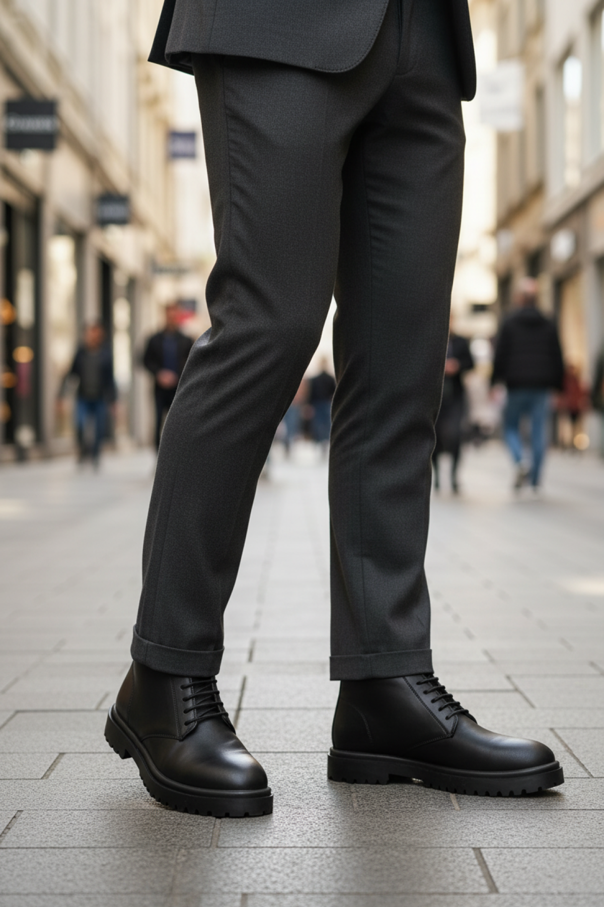 Garamond KARL-JJ 4PR Siyah Erkek Klasik Bot - Görsel 3