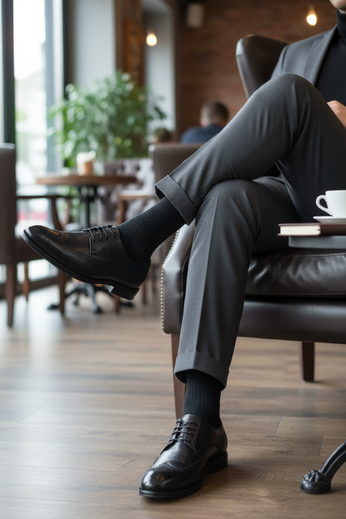 INCI HERA 5FX Siyah Erkek Klasik Ayakkabı - Görsel 3