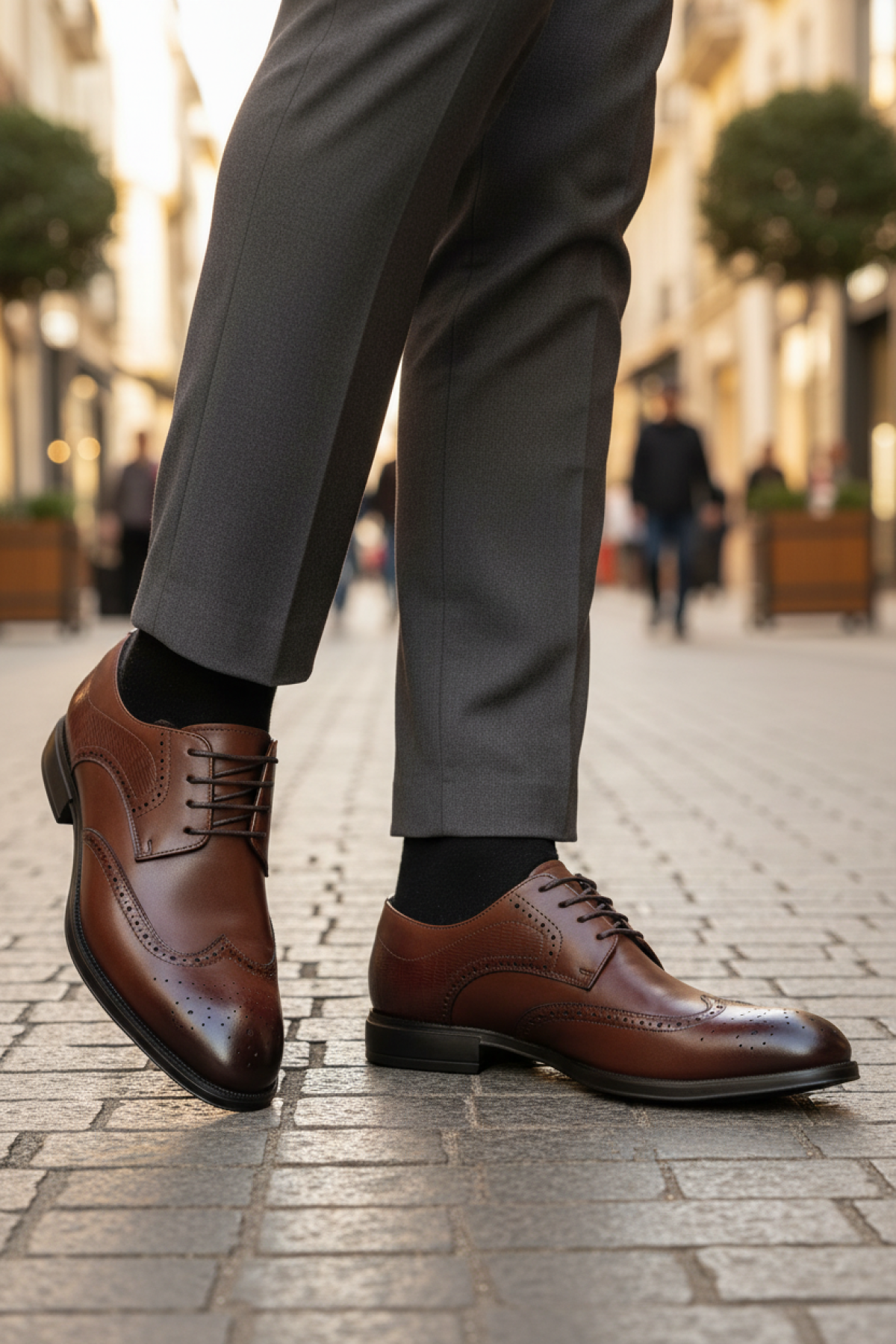 INCI HERA 5FX Taba Erkek Klasik Ayakkabı - Görsel 3