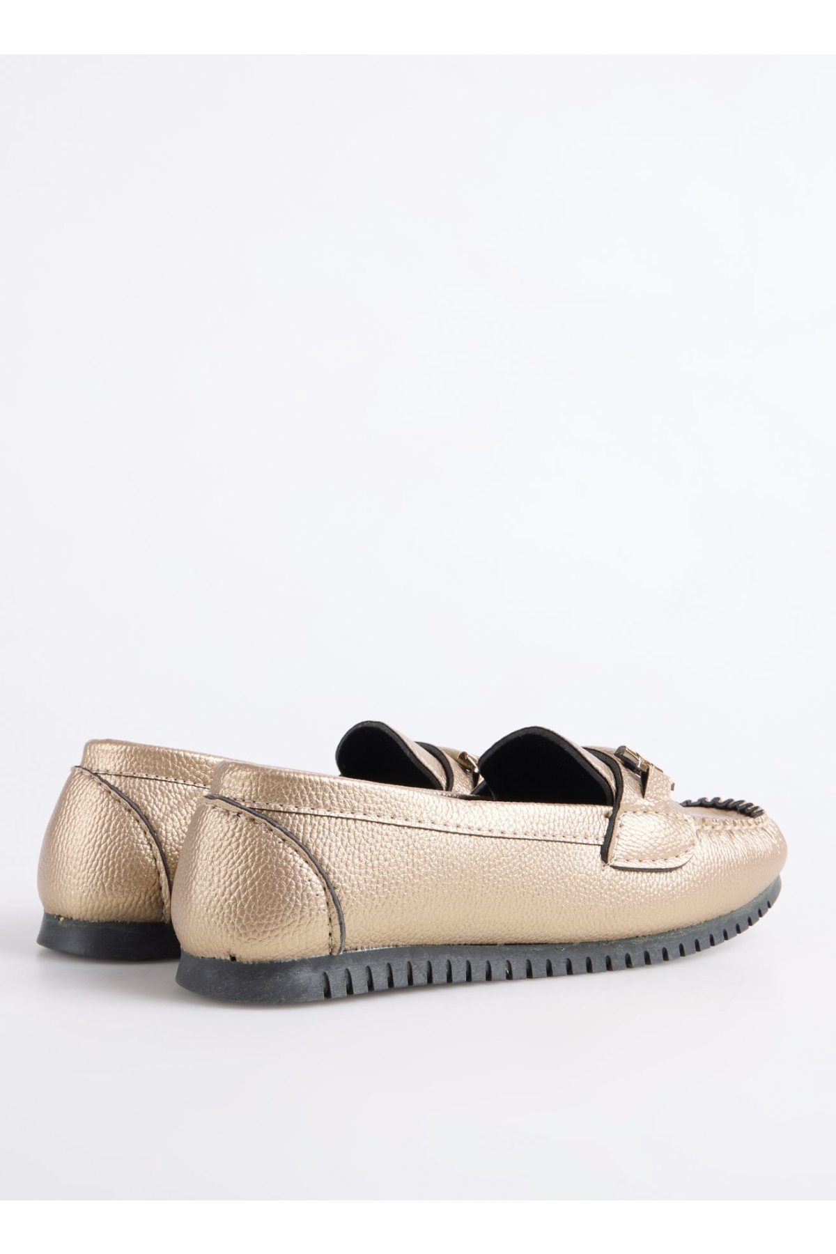 F By Fabrika F By Fabrika Altın Bronz Kadın Loafer AYRA Casual Ayakkabı | Flo Altın - 4. görsel