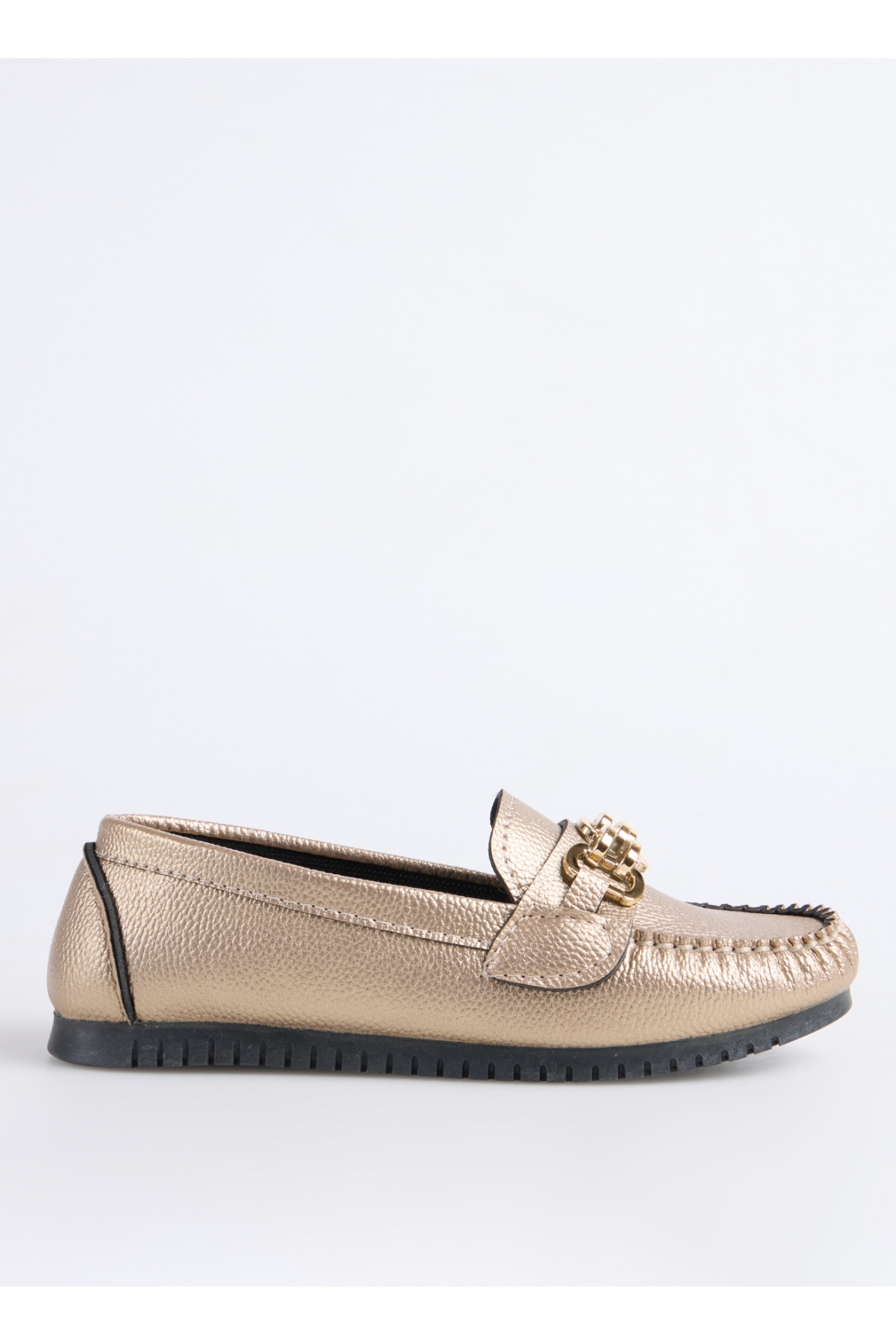 F By Fabrika F By Fabrika Altın Bronz Kadın Loafer INEL Casual Ayakkabı | Flo Altın - 2. görsel