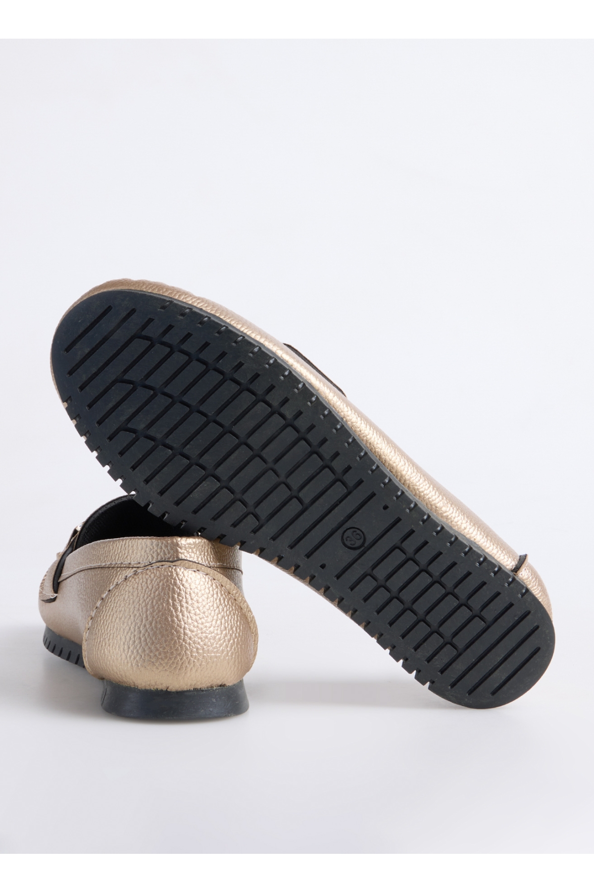 F By Fabrika F By Fabrika Altın Bronz Kadın Loafer INEL Casual Ayakkabı | Flo Altın - 5. görsel