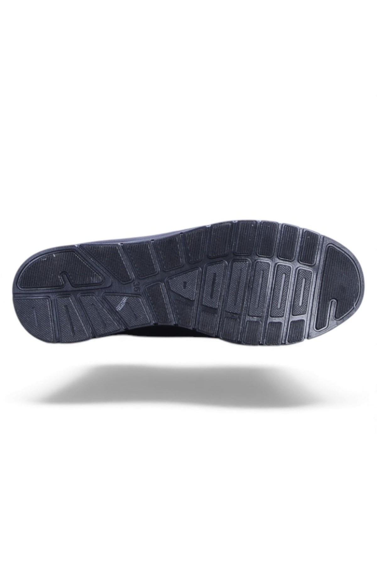 Selena 01 Siyah Kadın Düz Babet Ayakkabı - Görsel 5