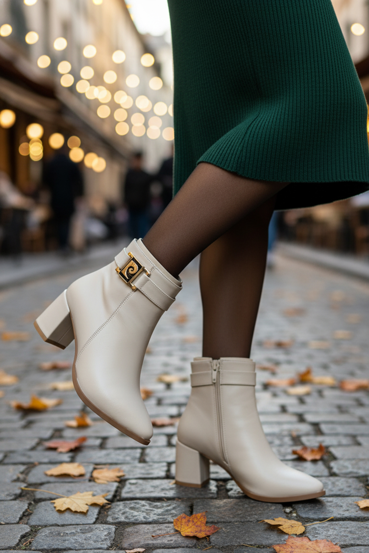 975 6 Cm Topuklu Fermuarlı Kadın Bot - Görsel 2