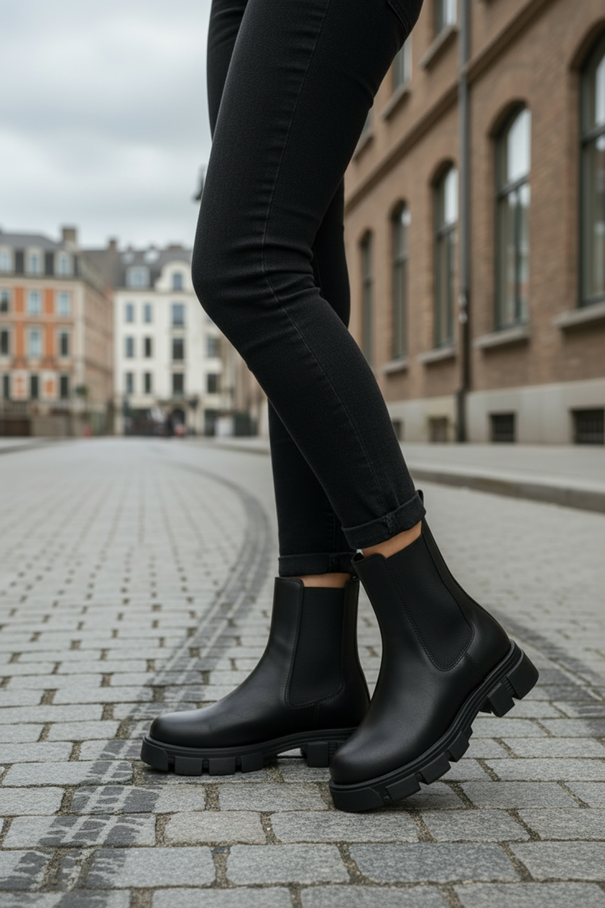 322647.Z 5PR Siyah Kadın Chelsea Bot - Görsel 3