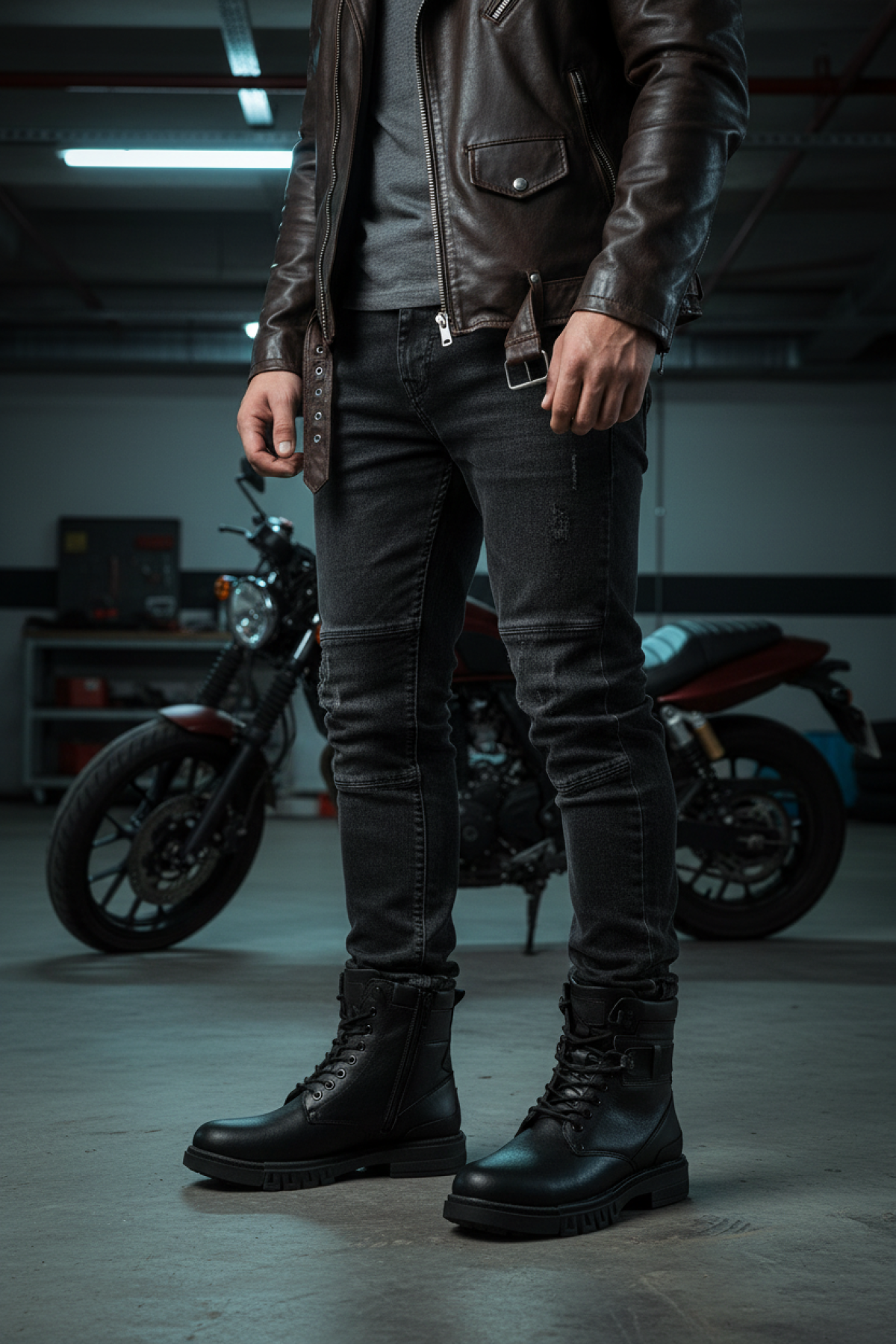 ELGEN SLV 4PR Siyah Erkek Postal - Görsel 3