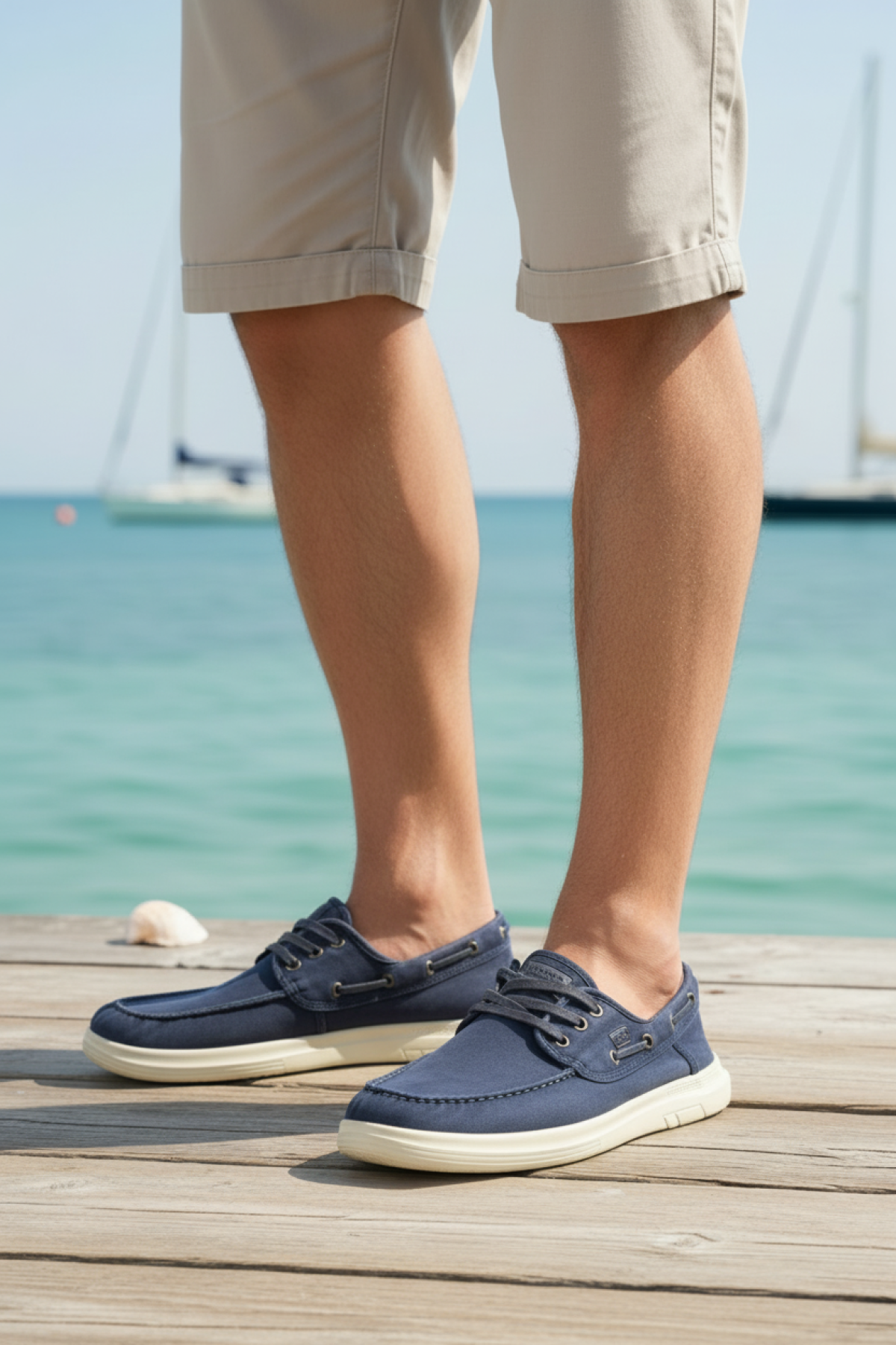 238527 5FX Lacivert Erkek Marin Ayakkabı - Görsel 3