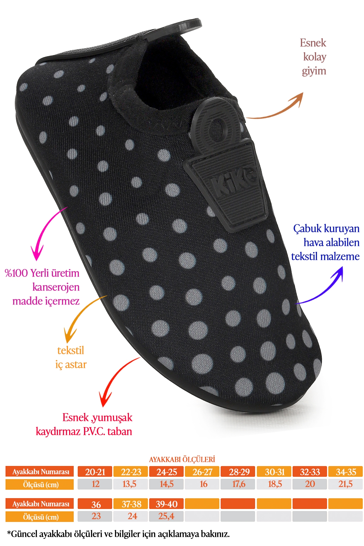 Point Havuz Plaj Erkek Çocuk Deniz Ayakkabısı Siyah - Gri - Görsel 3