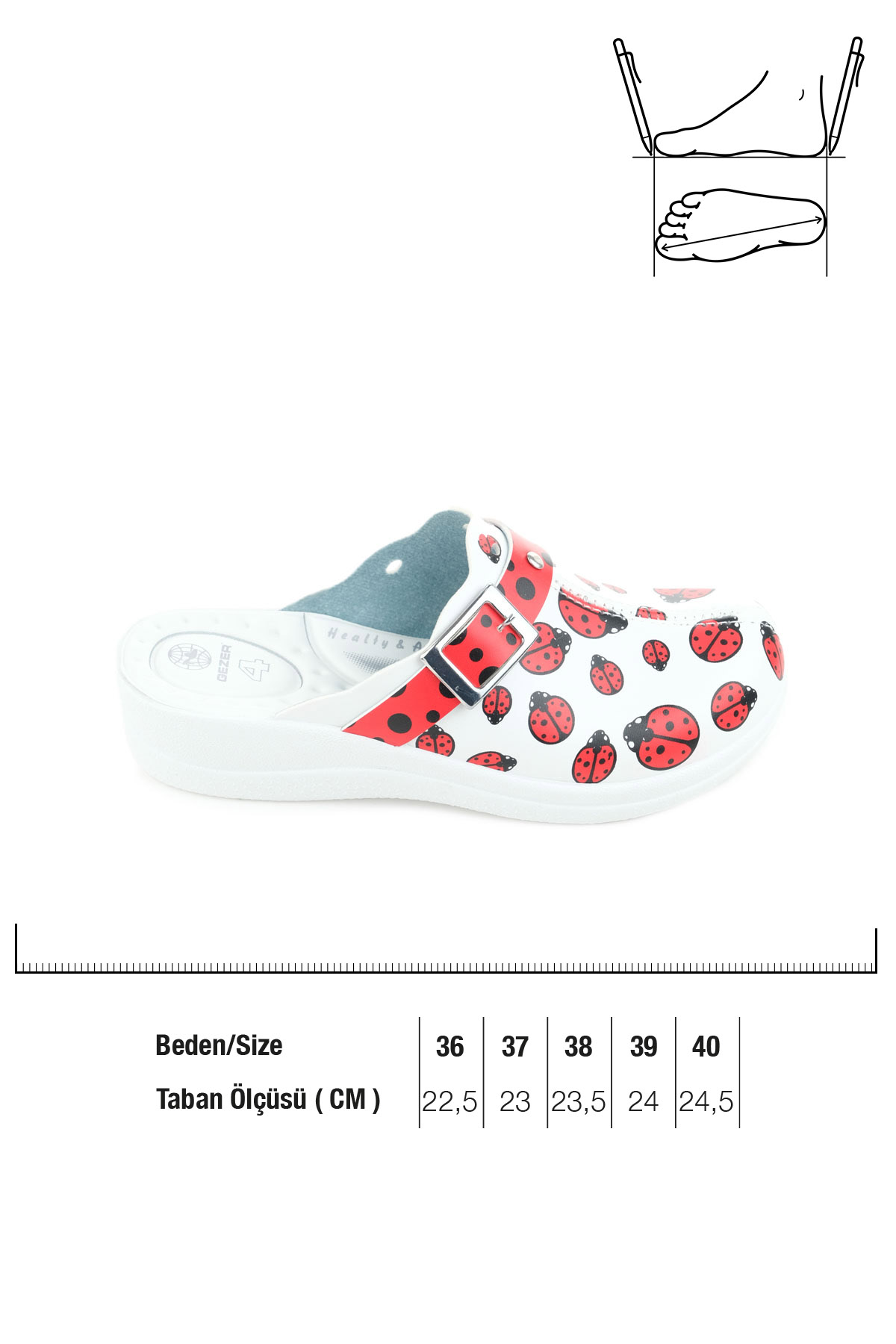 Dört Mevsim Kadın Comfort Taban Sabo Terlik - Görsel 3