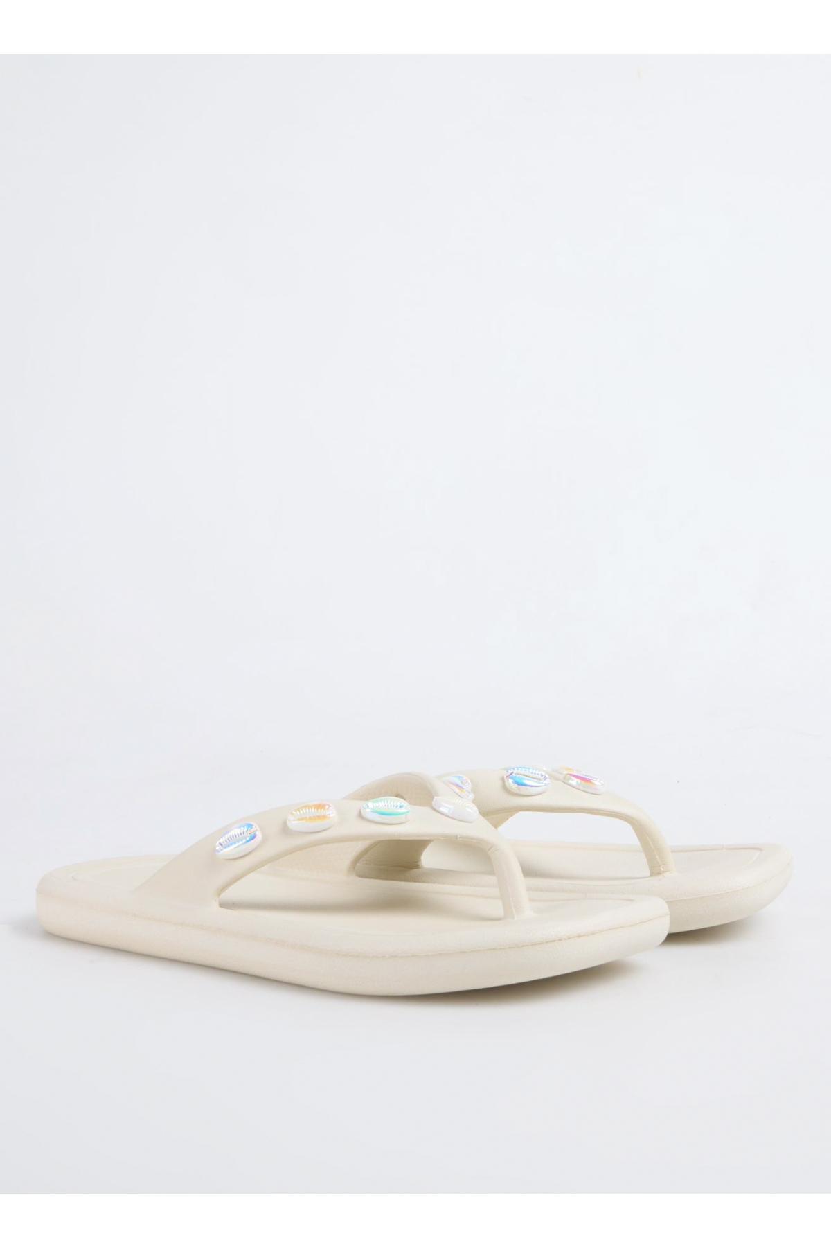 F By Fabrika F By Fabrika Bej Kadın Plaj Terliği HELENA Sandalet & Terlik | Flo Bej - 5. görsel