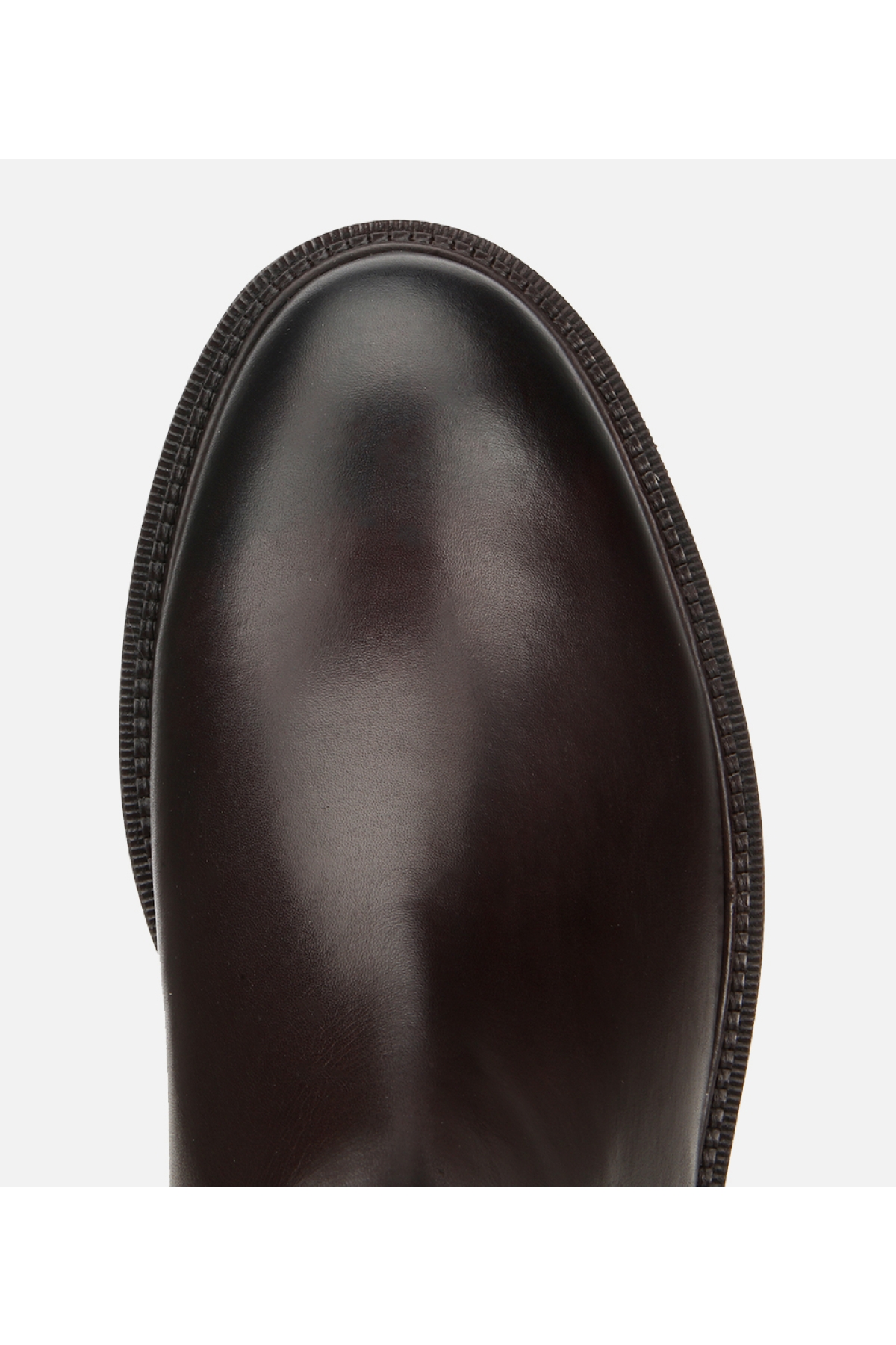 Erkek Deri Kahverengi Lastik Detaylı Chelsea Bot - Görsel 5