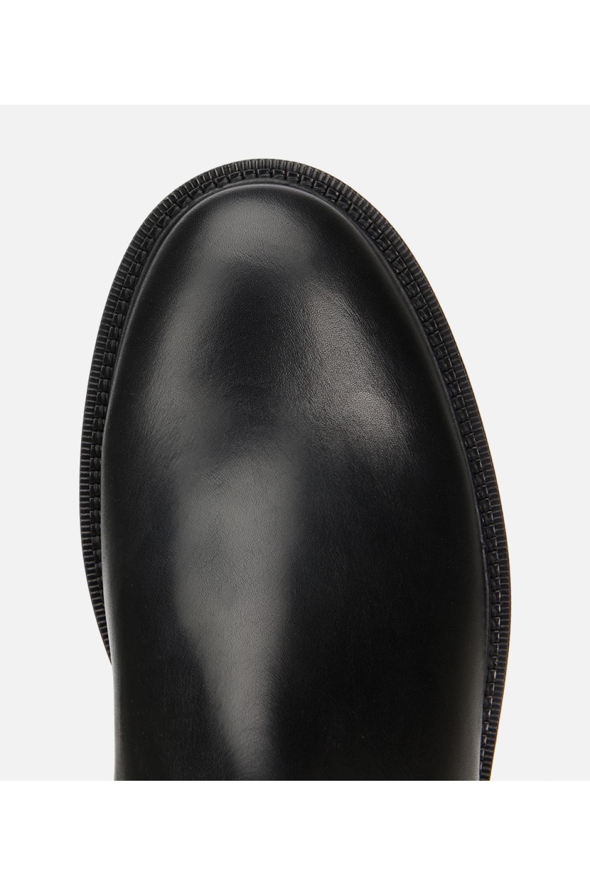 Erkek Deri Siyah Lastik Detaylı Chelsea Bot - Görsel 5