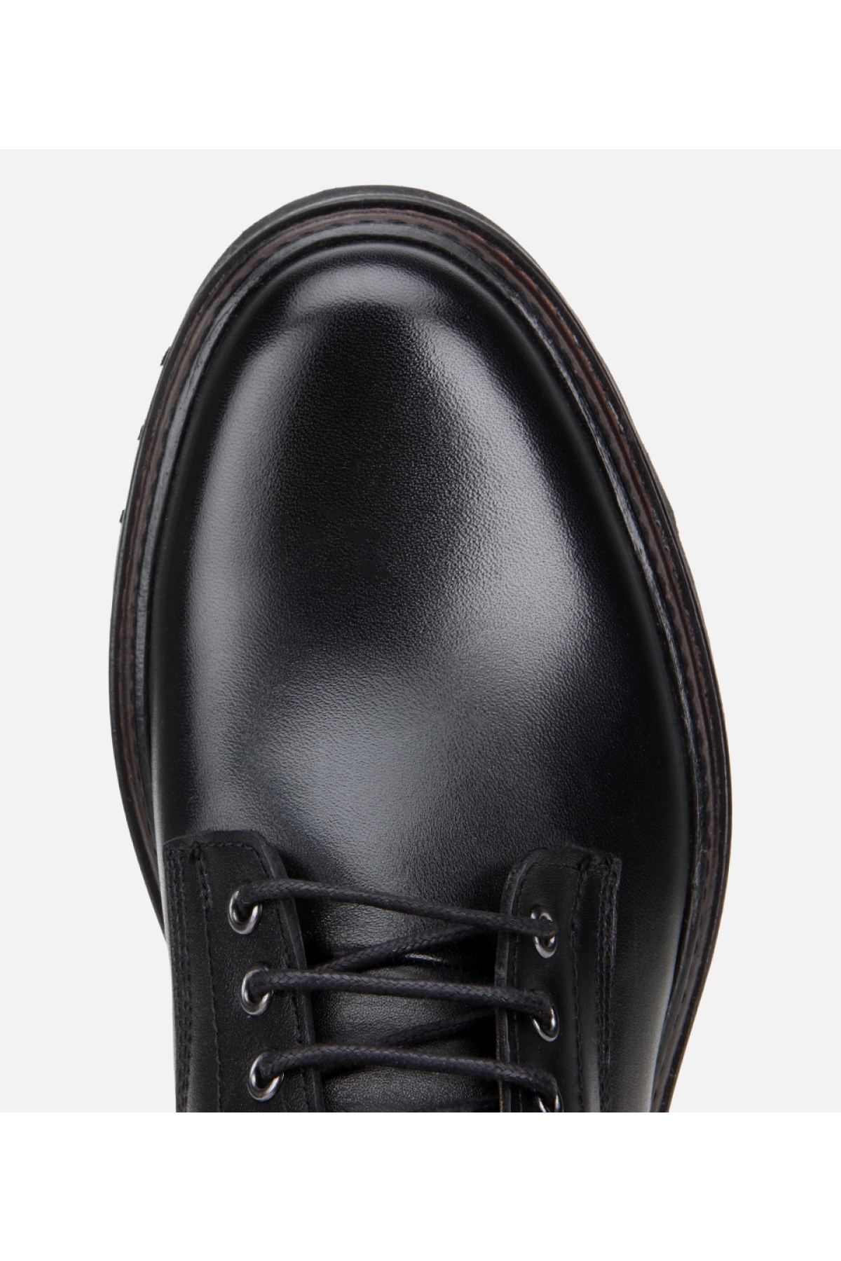 Erkek Deri Siyah Fermuarlı Kalın Tabanlı Casual Bot - Görsel 5