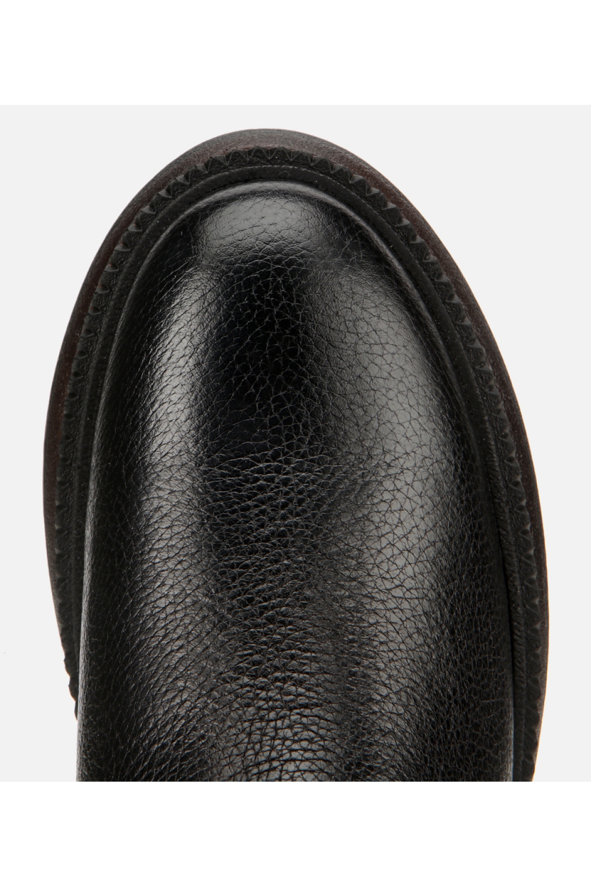 Erkek Deri Siyah Lastik Detaylı Chelsea Bot - Görsel 5