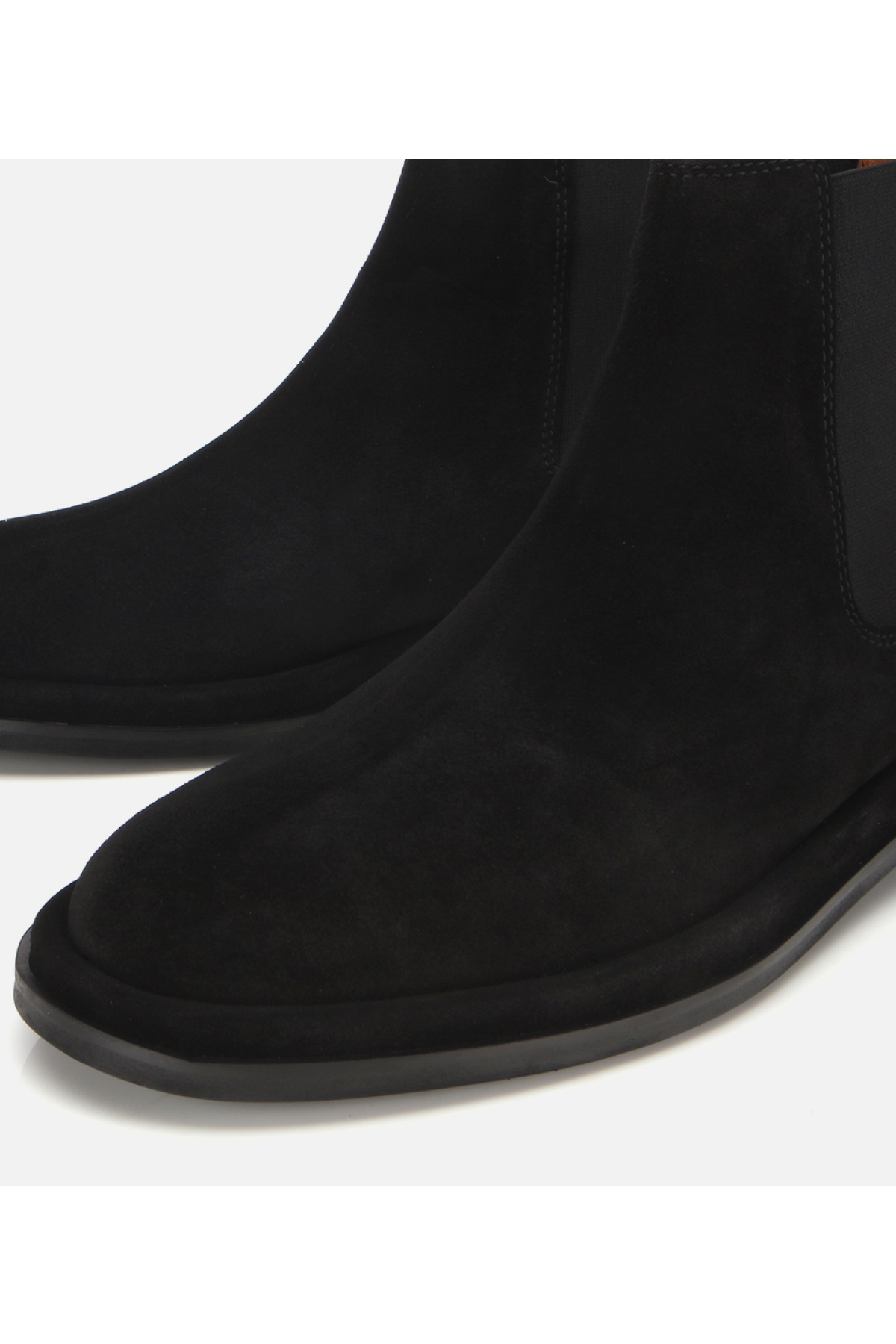 Erkek Süet Deri Siyah Lastik Detaylı Chelsea Bot - Görsel 3