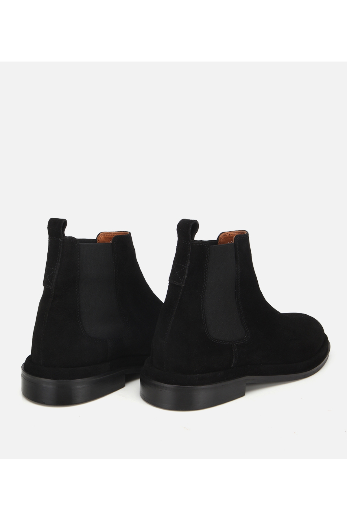 Erkek Süet Deri Siyah Lastik Detaylı Chelsea Bot - Görsel 4