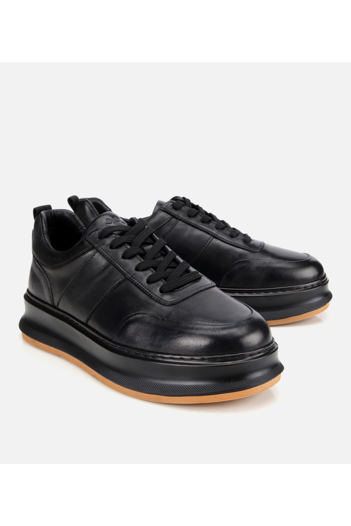 Erkek Deri Siyah Yumuşak Dokulu Günlük Ayakkabı - Görsel 2