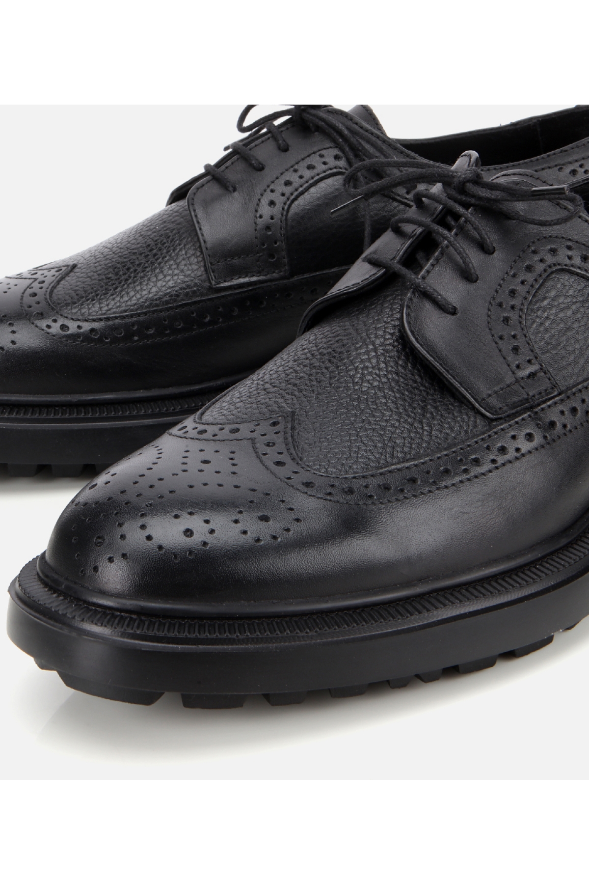 Erkek Deri Siyah Yumuşak Dokulu Günlük Ayakkabı - Görsel 3