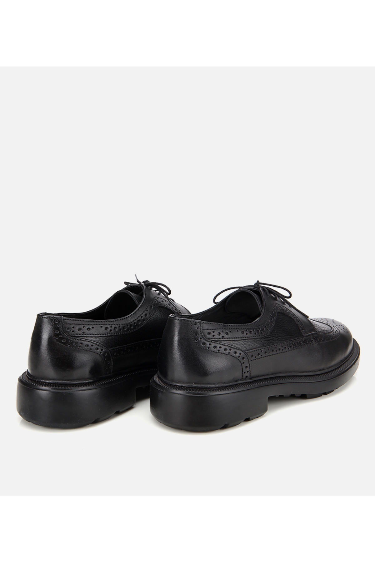 Erkek Deri Siyah Yumuşak Dokulu Günlük Ayakkabı - Görsel 4