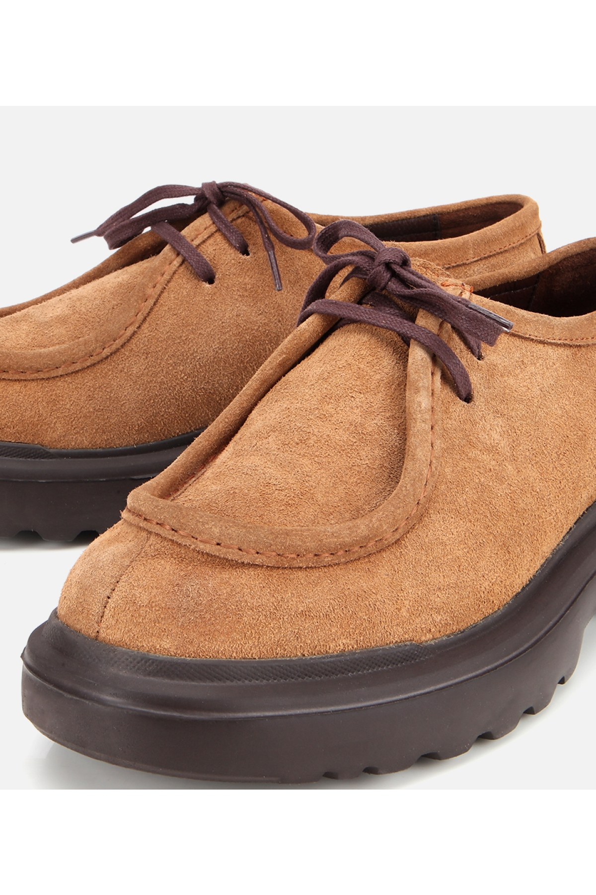 Erkek Süet Deri Taba Yüksek Tabanlı Günlük Ayakkabı - Görsel 3