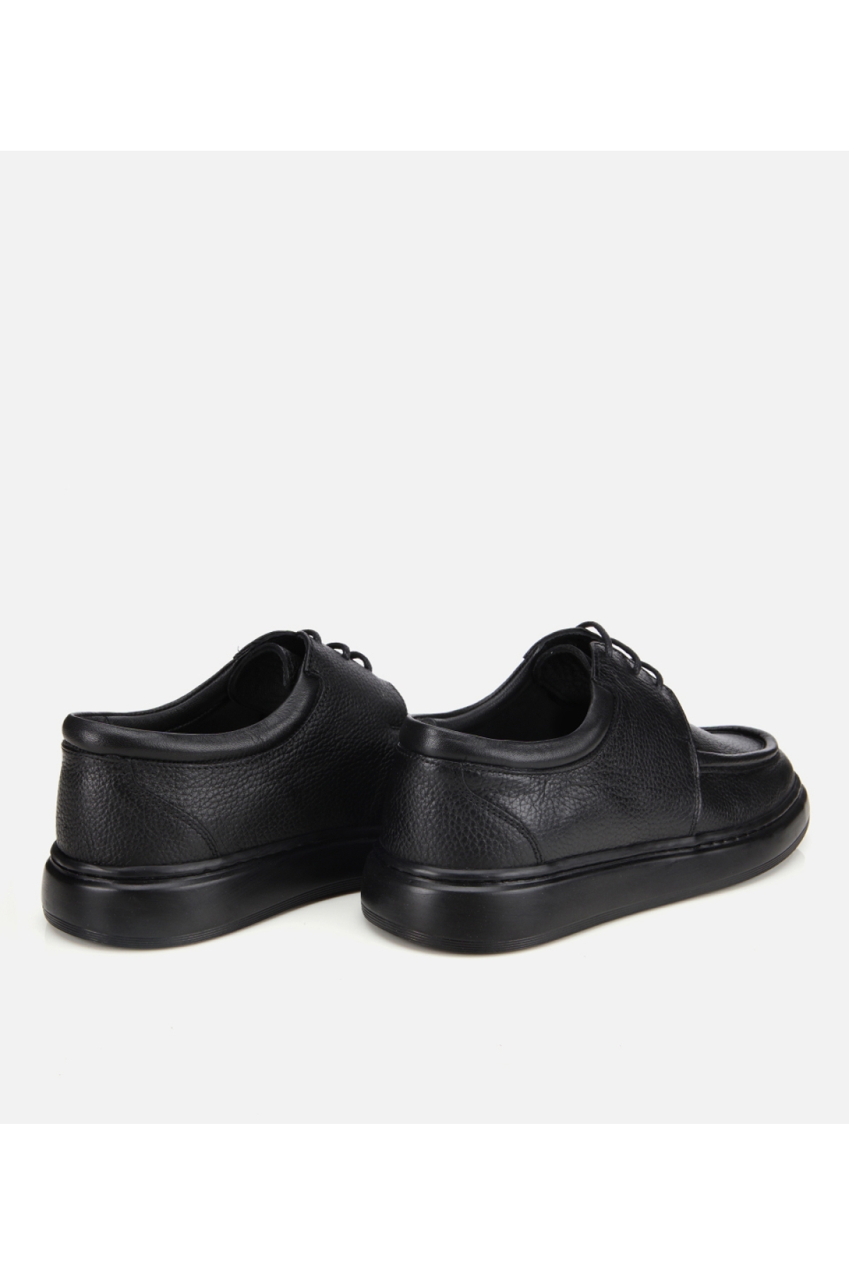 Erkek Deri Siyah Yumuşak Dokulu Comfort Günlük Ayakkabı - Görsel 4