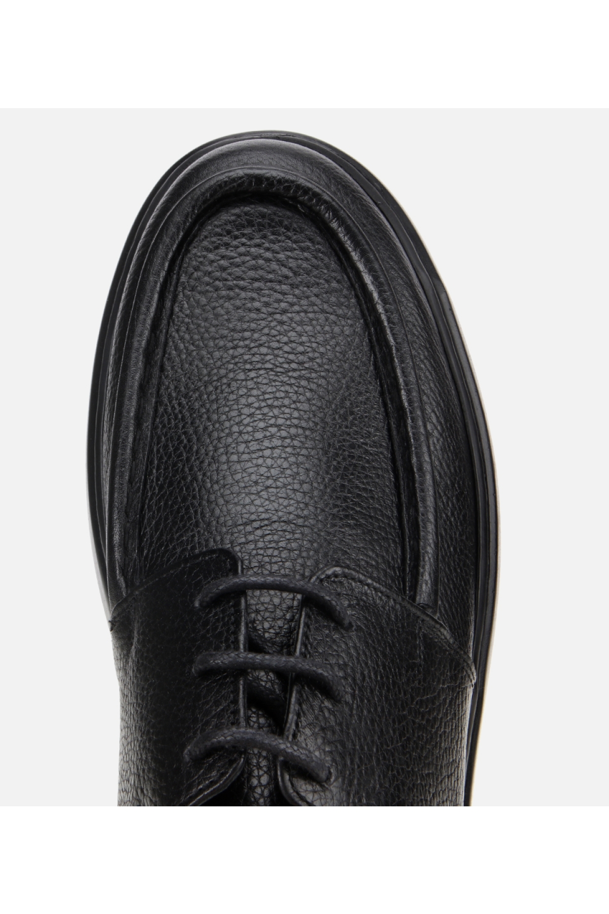 Erkek Deri Siyah Yumuşak Dokulu Comfort Günlük Ayakkabı - Görsel 5