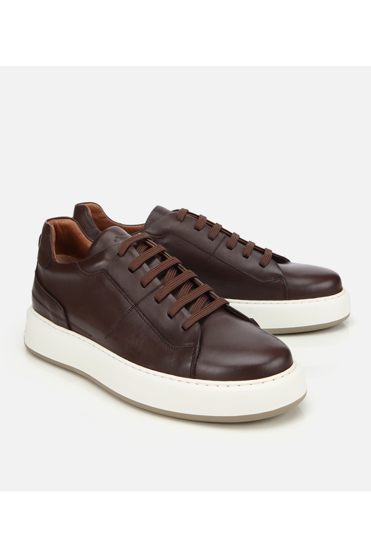 Erkek Deri Kahverengi Yumuşak Dokulu Günlük Ayakkabı - Görsel 2