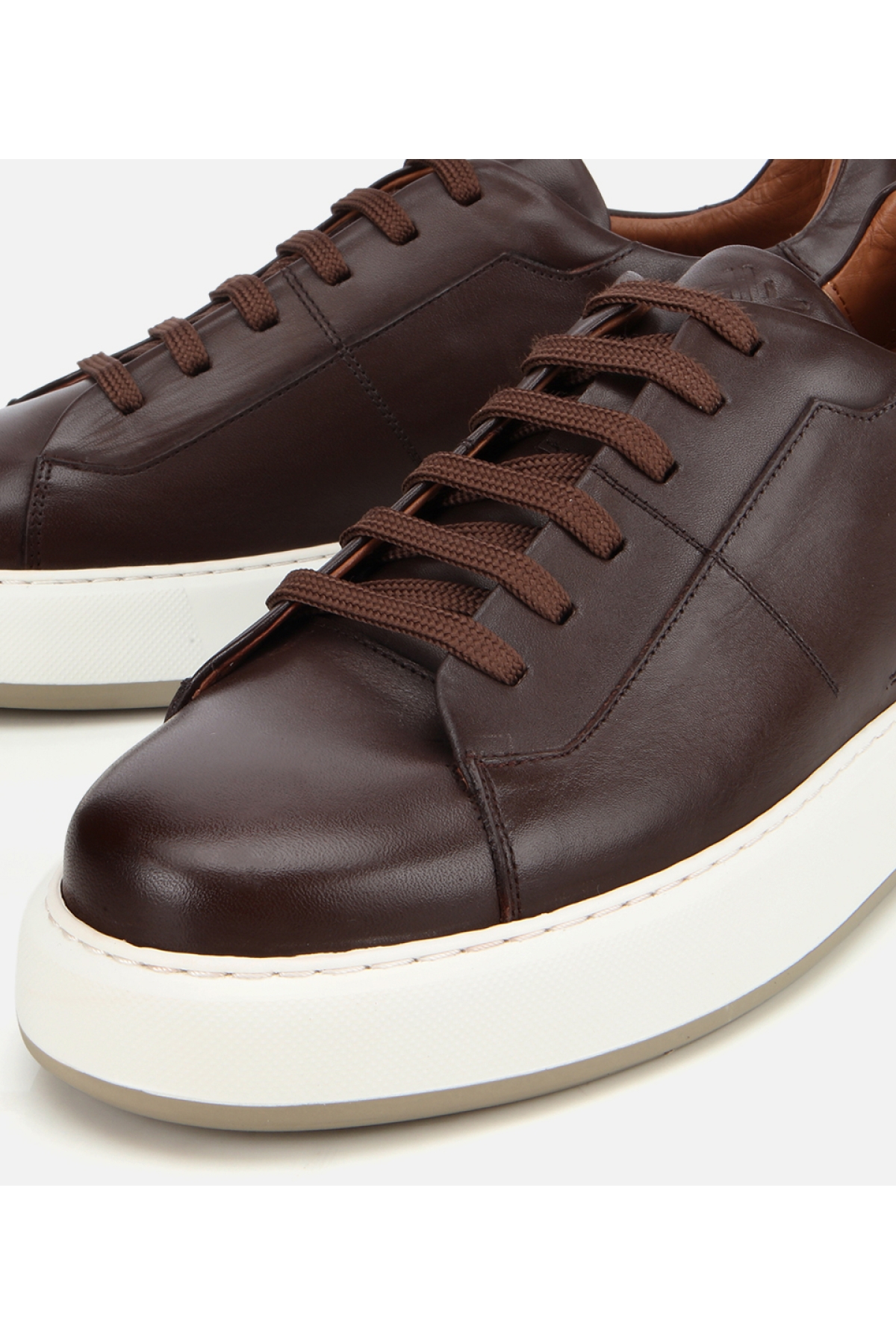 Erkek Deri Kahverengi Yumuşak Dokulu Günlük Ayakkabı - Görsel 3