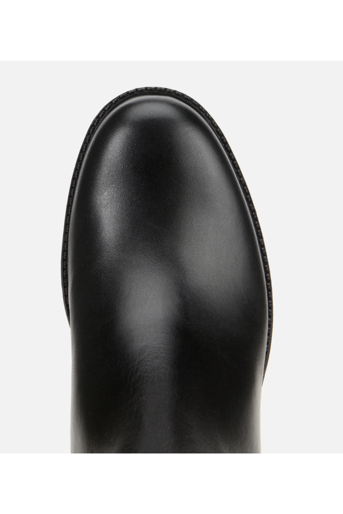 Kadın Deri Siyah Kalın Tabanlı Bilekte Topuklu Bot - Görsel 5