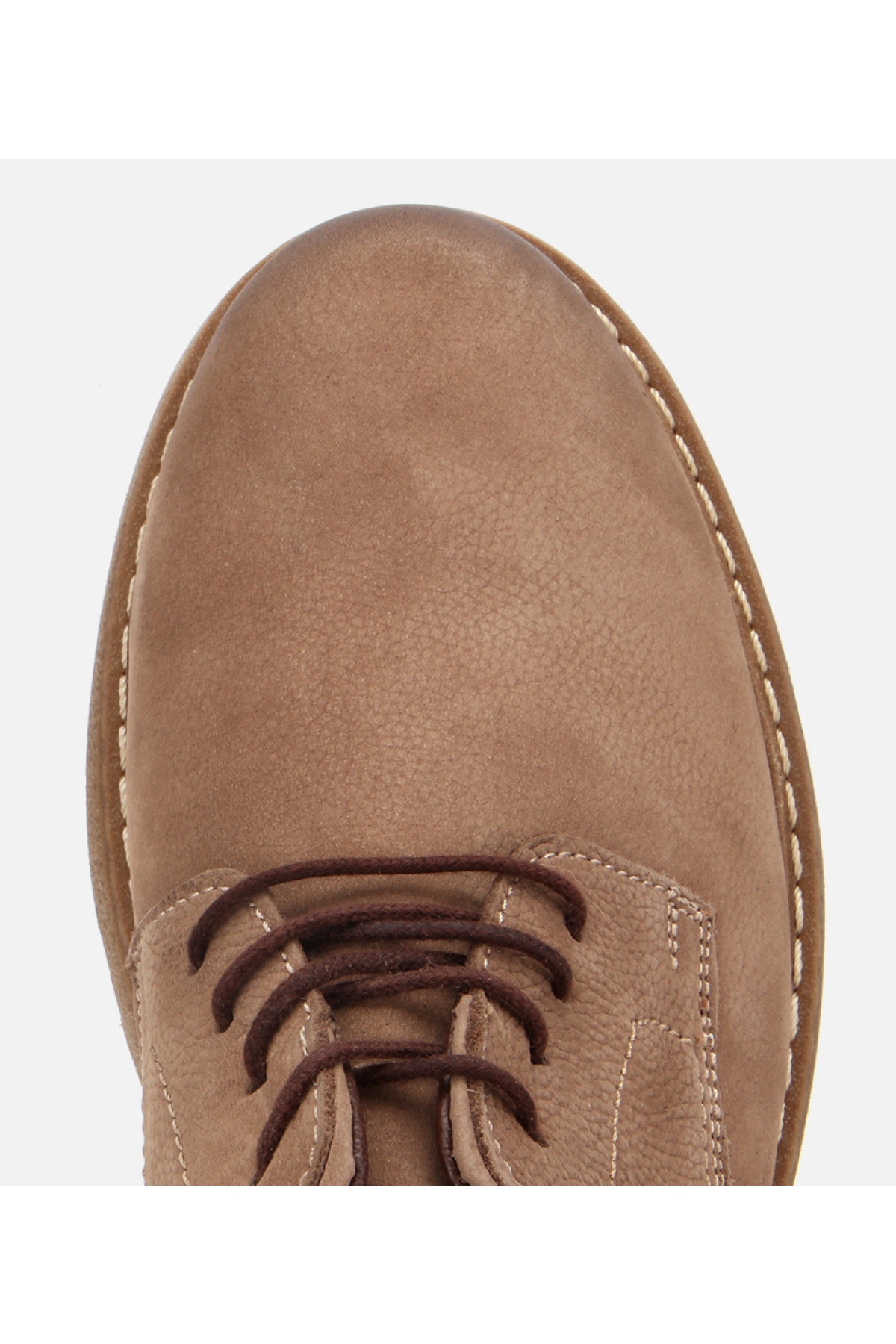 Erkek Nubuk Deri Bej Termo Taban Günlük Ayakkabı - Görsel 5