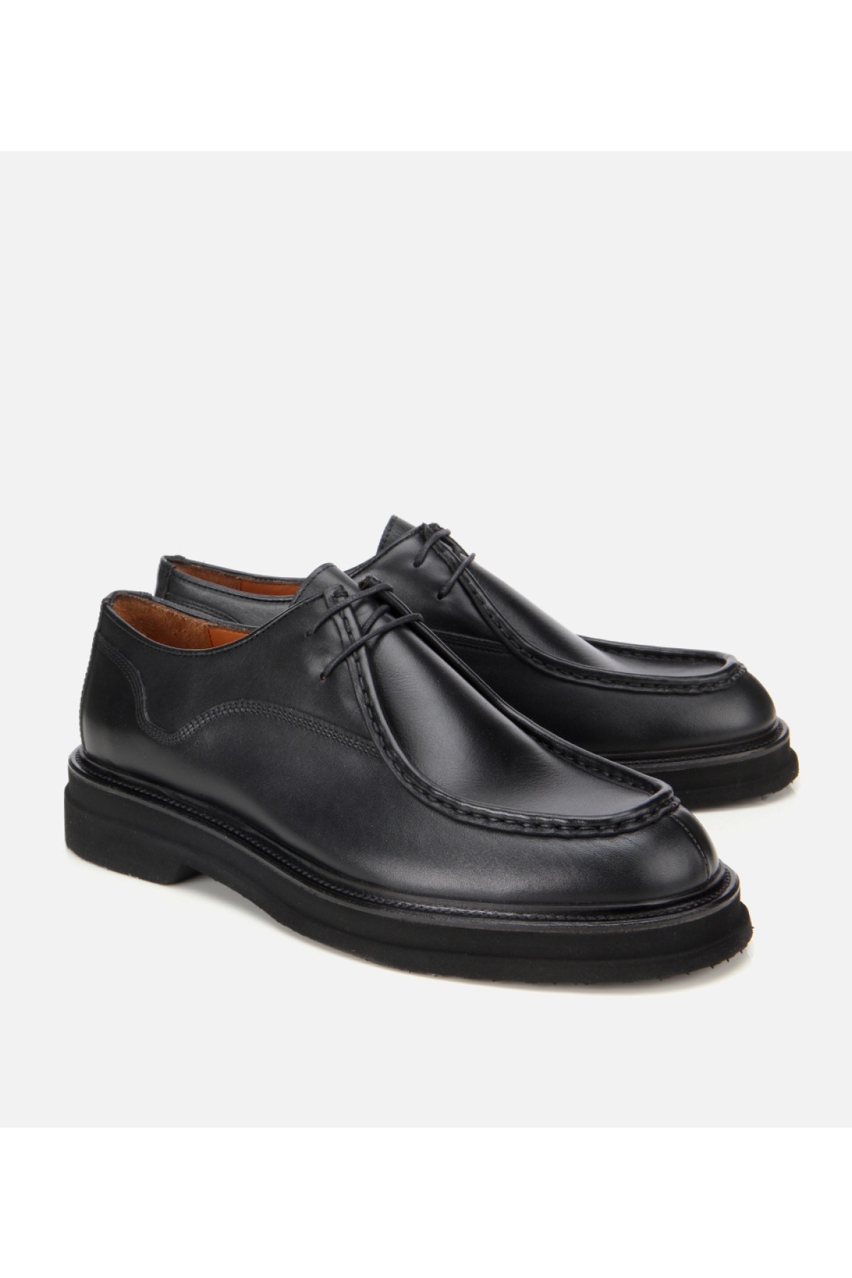 Hotiç Hotiç Erkek Deri Siyah Dikiş Burunlu Günlük Ayakkabı Casual Ayakkabı | Flo Siyah - 3. görsel