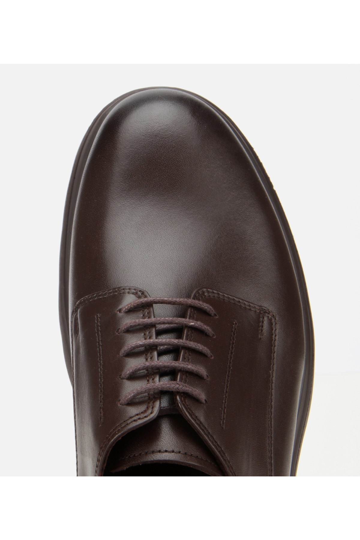 Erkek Deri Kahverengi Kalın Tabanlı Günlük Ayakkabı - Görsel 5