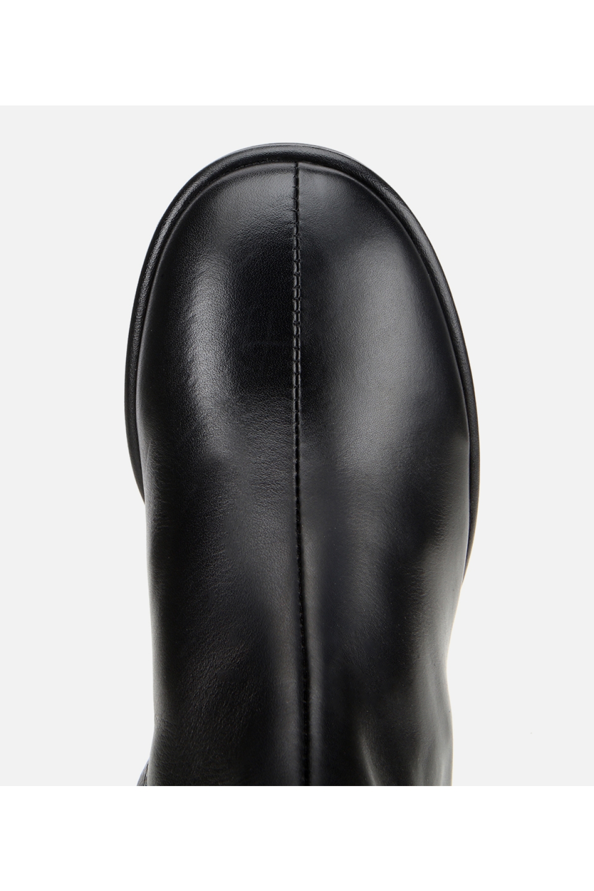 Kadın Deri Siyah Bilekte Topuklu Bot - Görsel 5