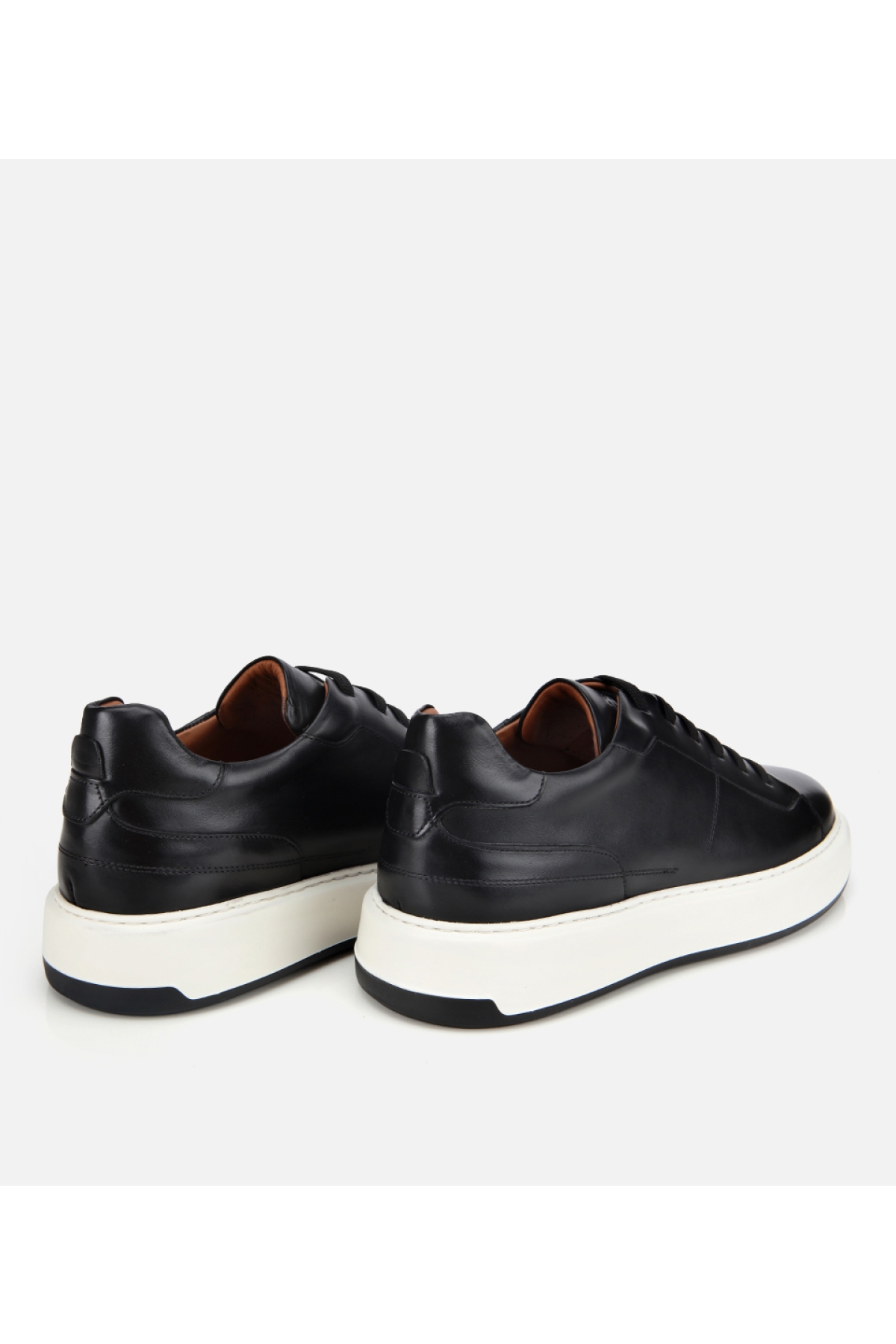 Erkek Deri Siyah Yumuşak Dokulu Günlük Ayakkabı - Görsel 4