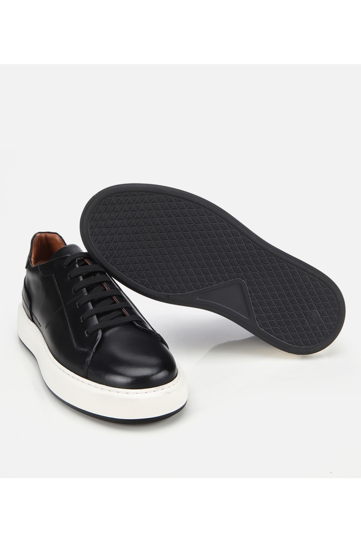 Erkek Deri Siyah Yumuşak Dokulu Günlük Ayakkabı - Görsel 6