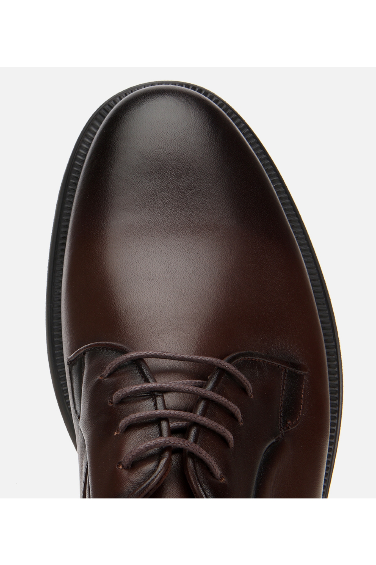 Erkek Deri Kahverengi Bağcıklı Günlük Ayakkabı - Görsel 5