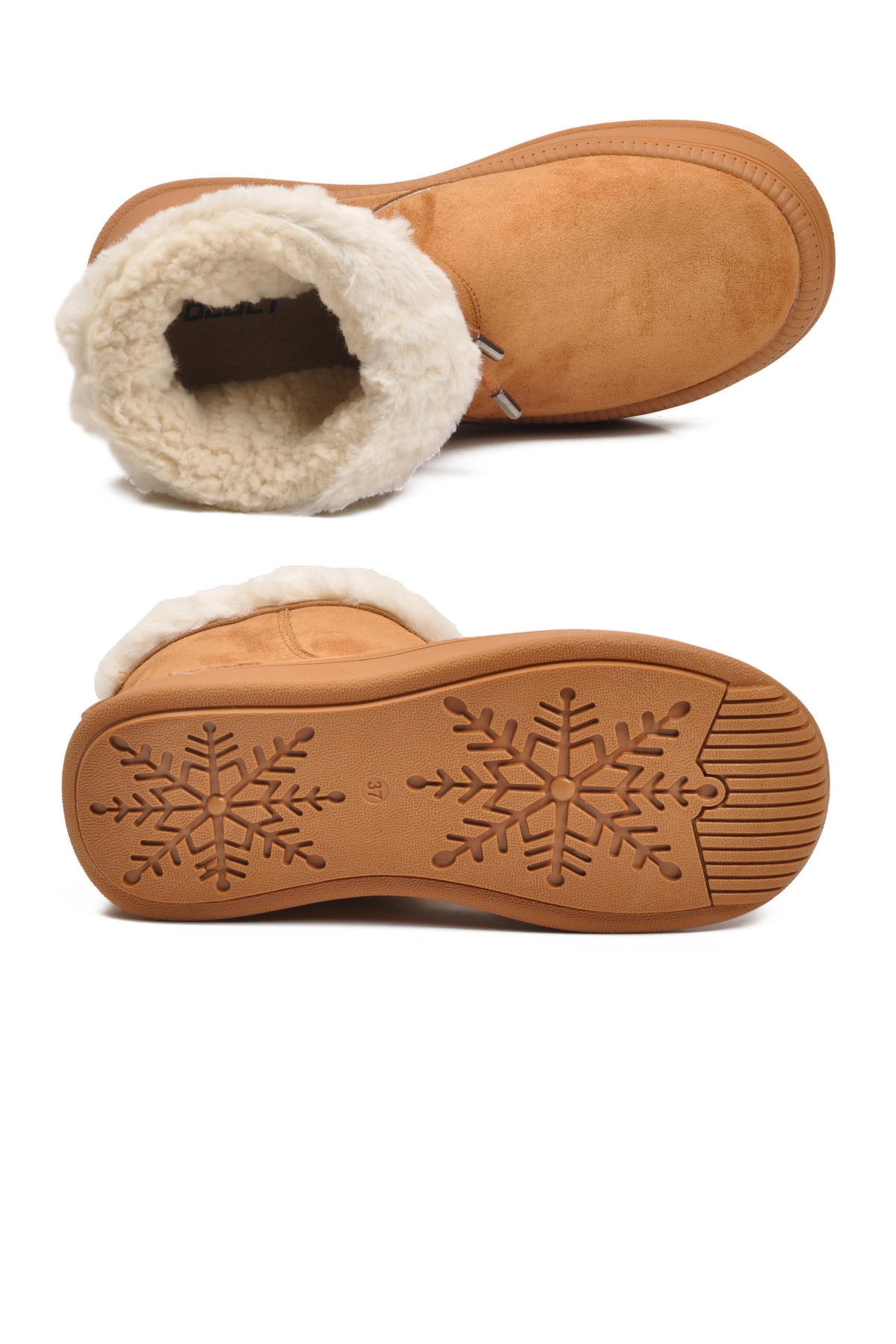 Taba Kürklü Kaymaz Soğuğa Dirençli Kadın Bot 25003 Z - Görsel 6