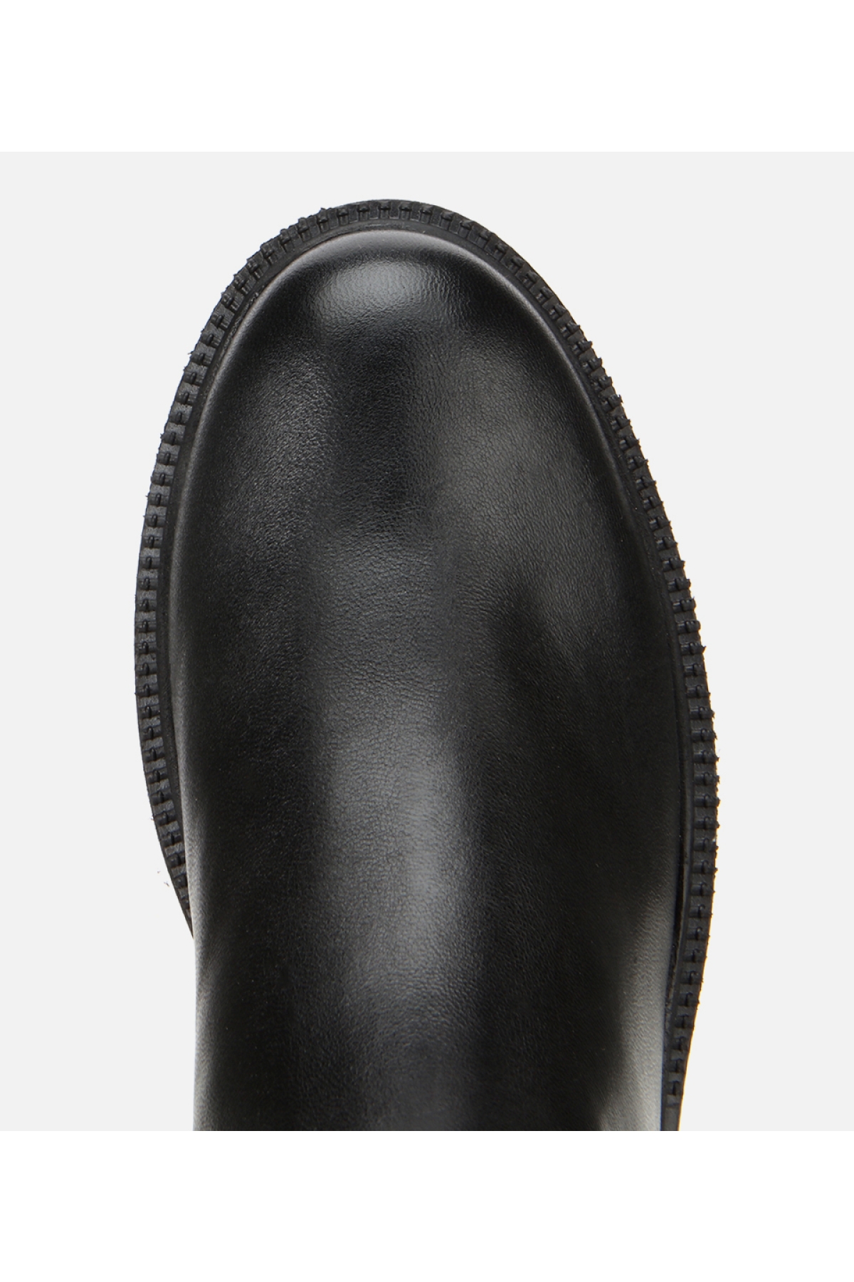 Kadın Deri Siyah Tokalı Dolgu Topuklu Bot - Görsel 5