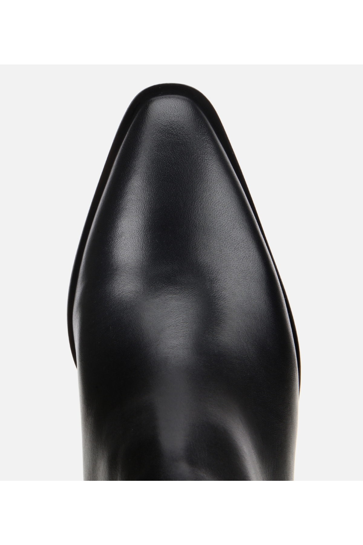 Kadın Deri Siyah Sivri Burunlu Bilekte Topuklu Bot - Görsel 5