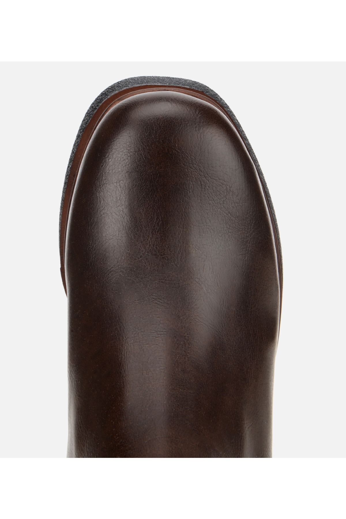 Kadın Kahverengi Lastik Detaylı Kalın Topuklu Bot - Görsel 5